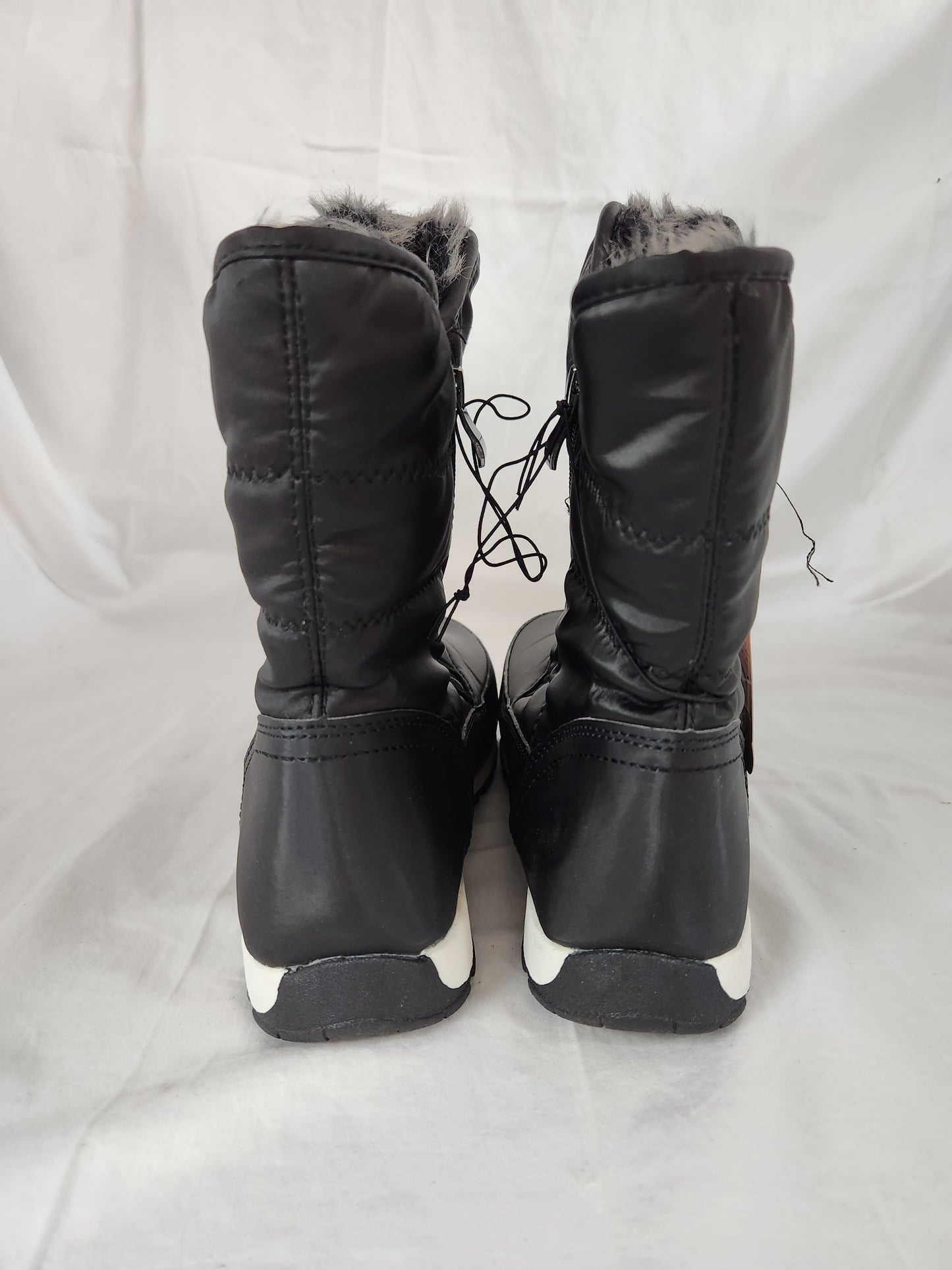 Time & Tru Women's Black Winter Boots - Size: 10