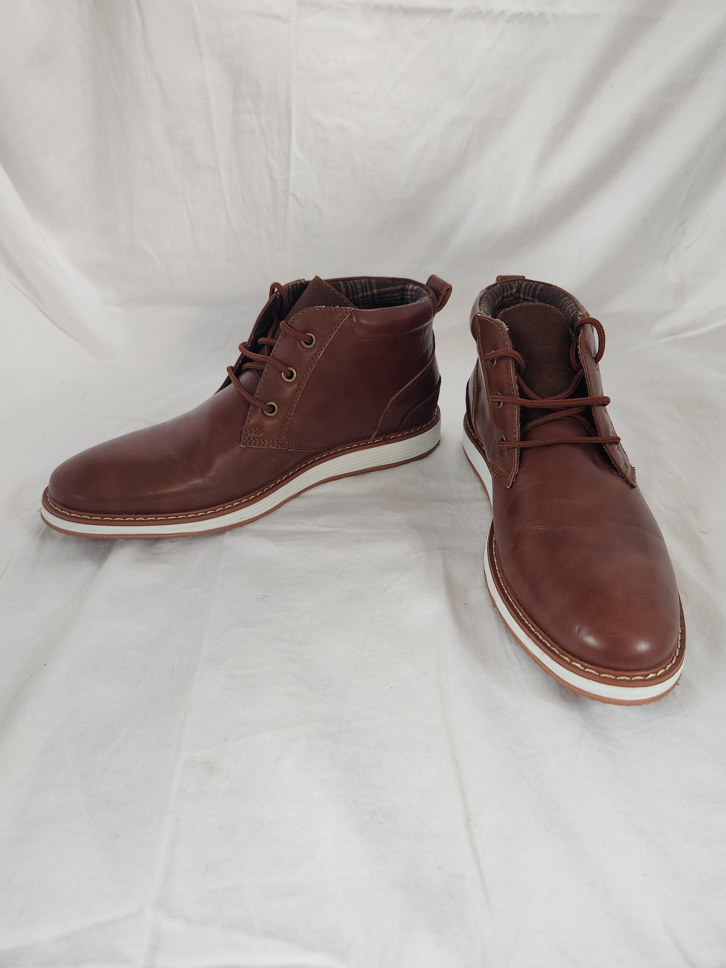 Ferro Aldo Houstan Brown Casual Mid-Top Shoes - Size: 8
