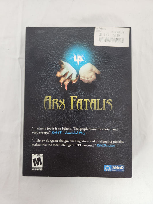 Arx Fatalis PC/CD Game by Arkane Studios (Windows XP/ME/2000/98) New open box