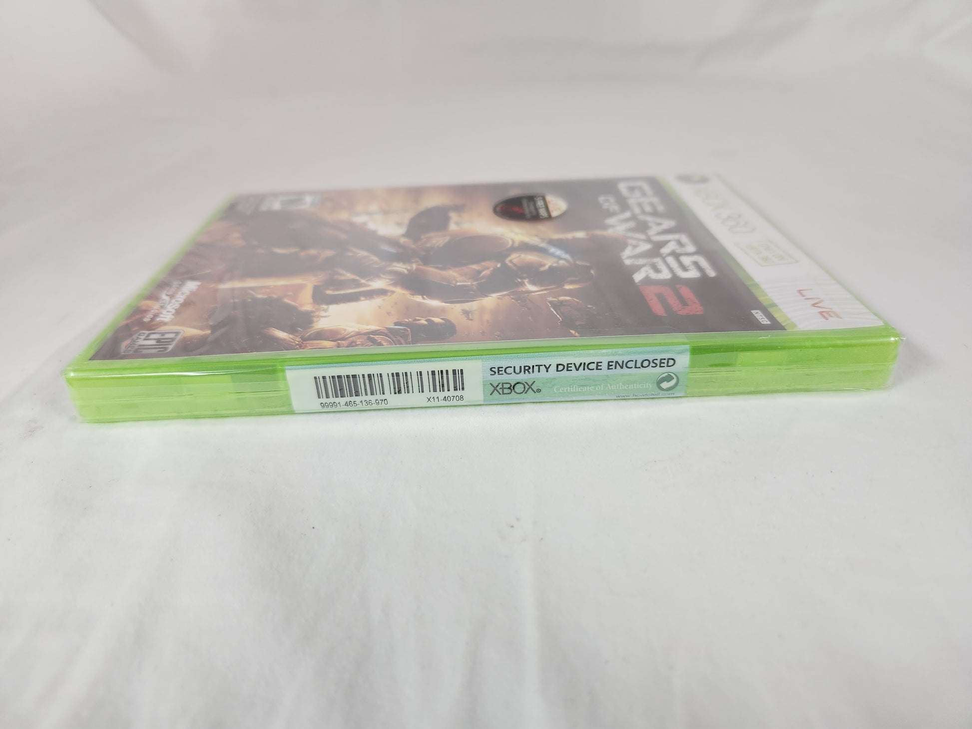 Gears of War 2 Xbox 360 Brand NEW Factory Sealed Do Not Sell Before  11/07/08