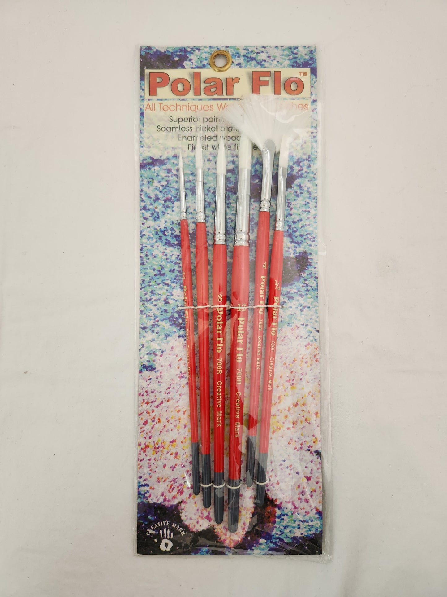 Creative Mark Polar Flo Watercolor Brush, Mixed Set of 6