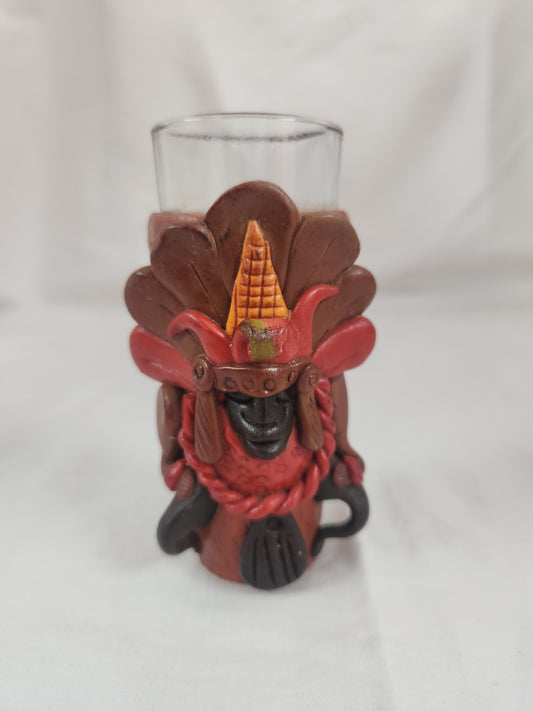 Aztec Mexican Tribal Shot Glass