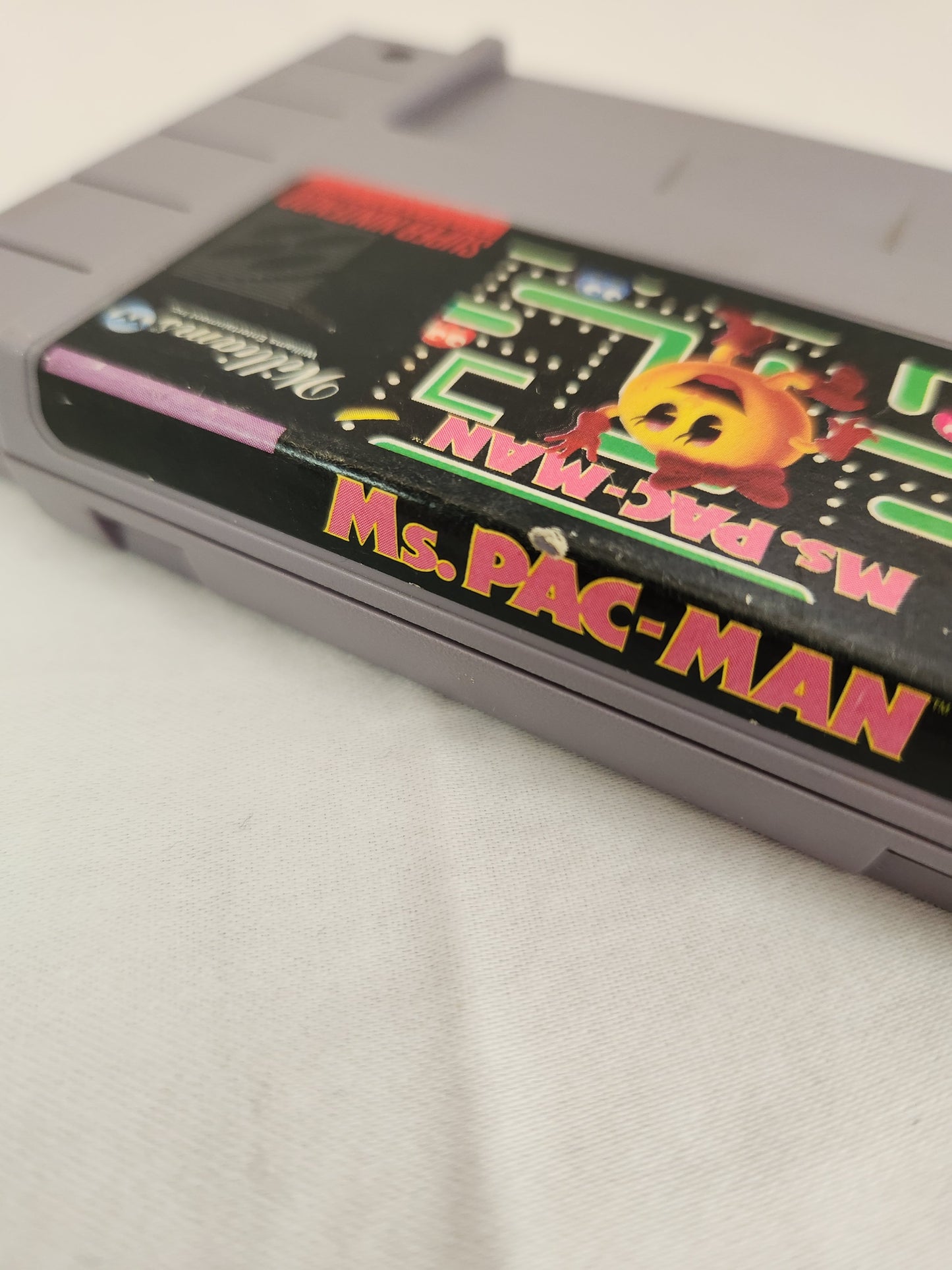 1991 Ms. Pac Man Super Nintendo Original Authentic Game (Cartridge Only)