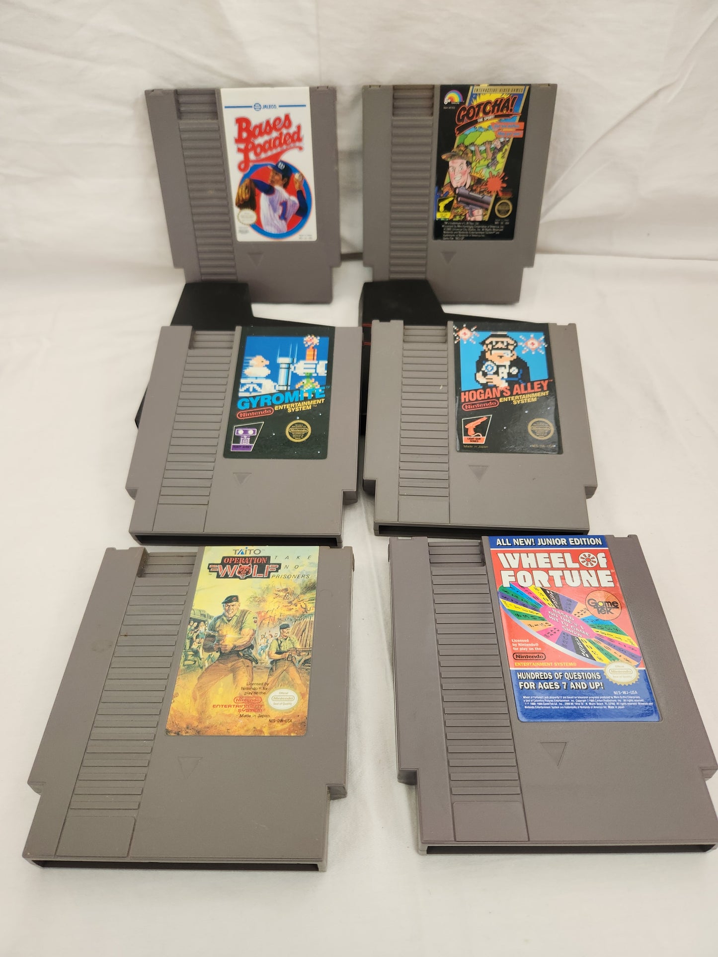 Lot of 6 Nintendo NES Games (untested)