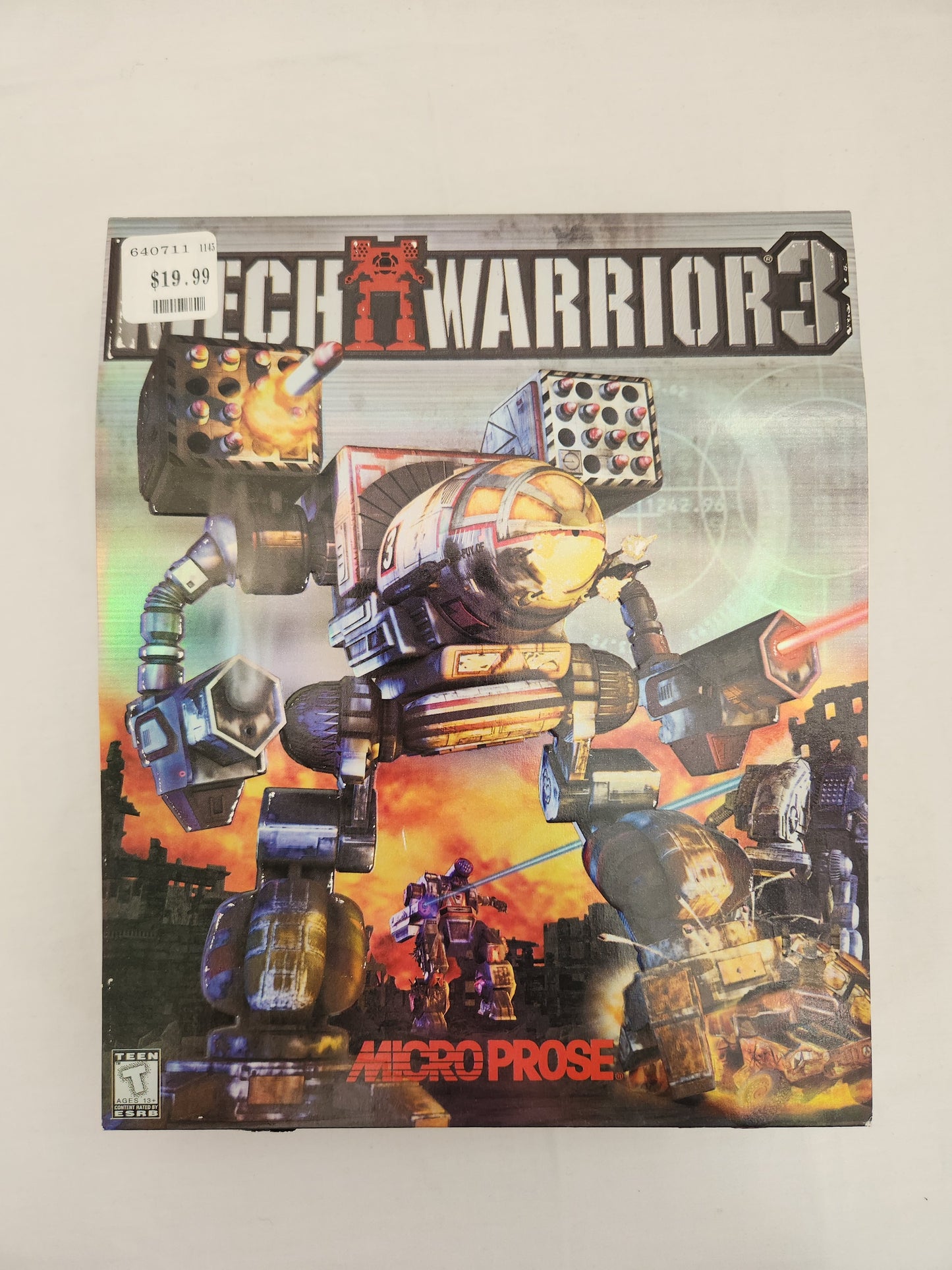 Mech Warrior 3 Big Box PC CD/ROM Game by Microprose - Sealed (box damaged)