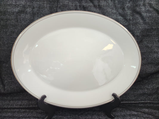 Concord Platinum 16" Oval Serving Platter by Royal Doulton - #H5048