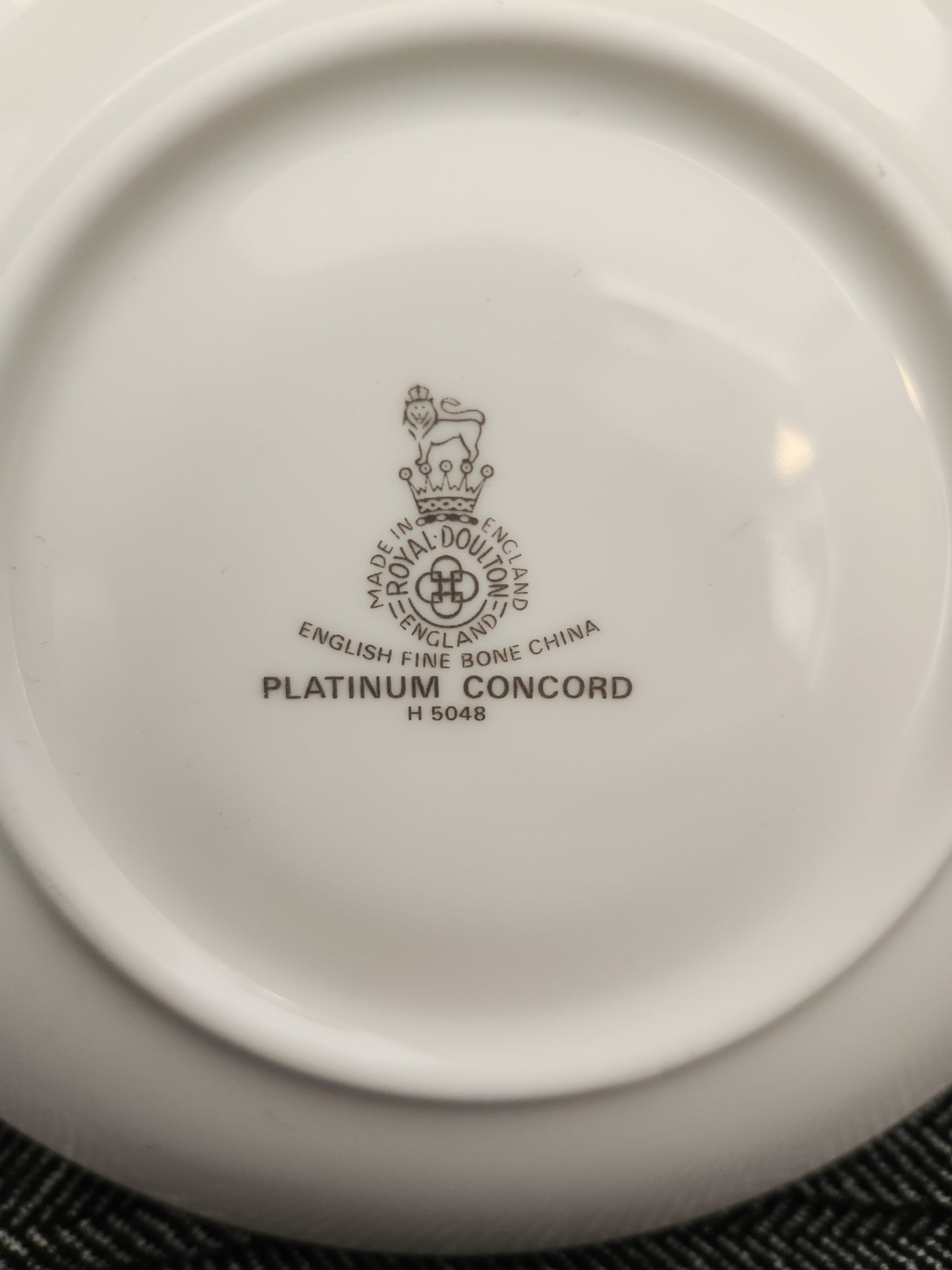 Concord Platinum 5-5/8" Saucer by Royal Doulton - #H5048