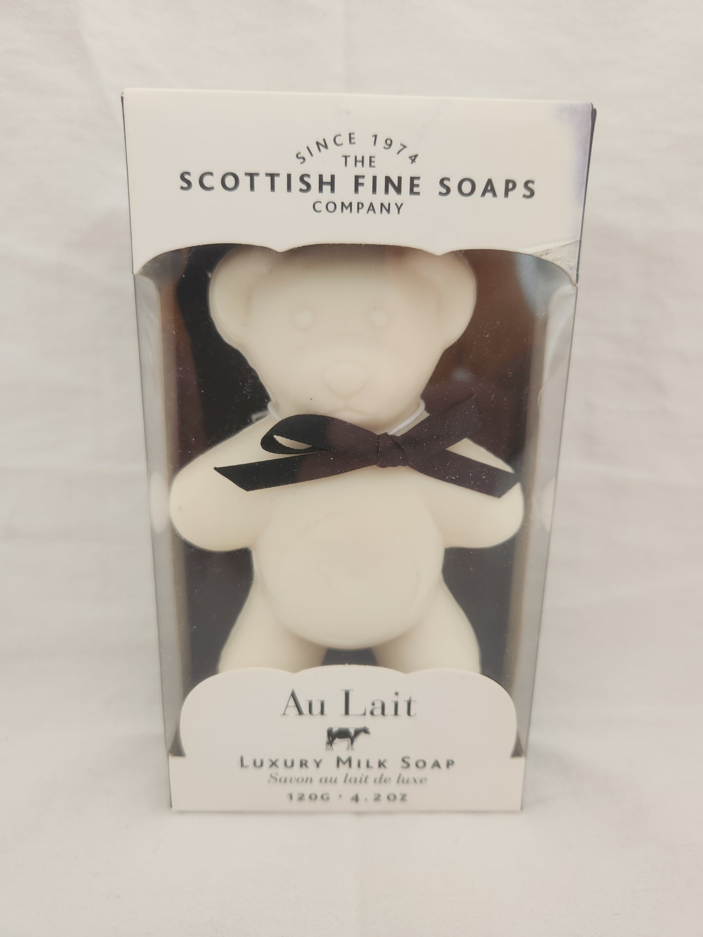 Au Lait Luxury Milk Soap Teddy Bear Shape 4.2 OZ