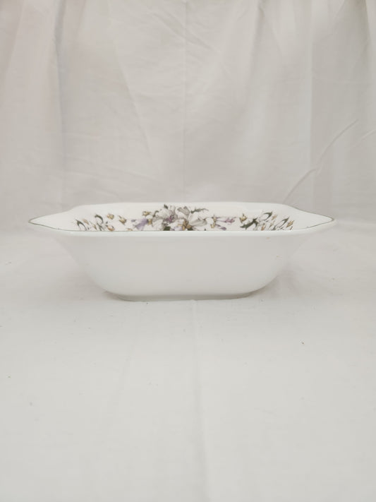 Rare - Spode 9" Bone China Square Summerfield Vegetable Bowl Y.8103