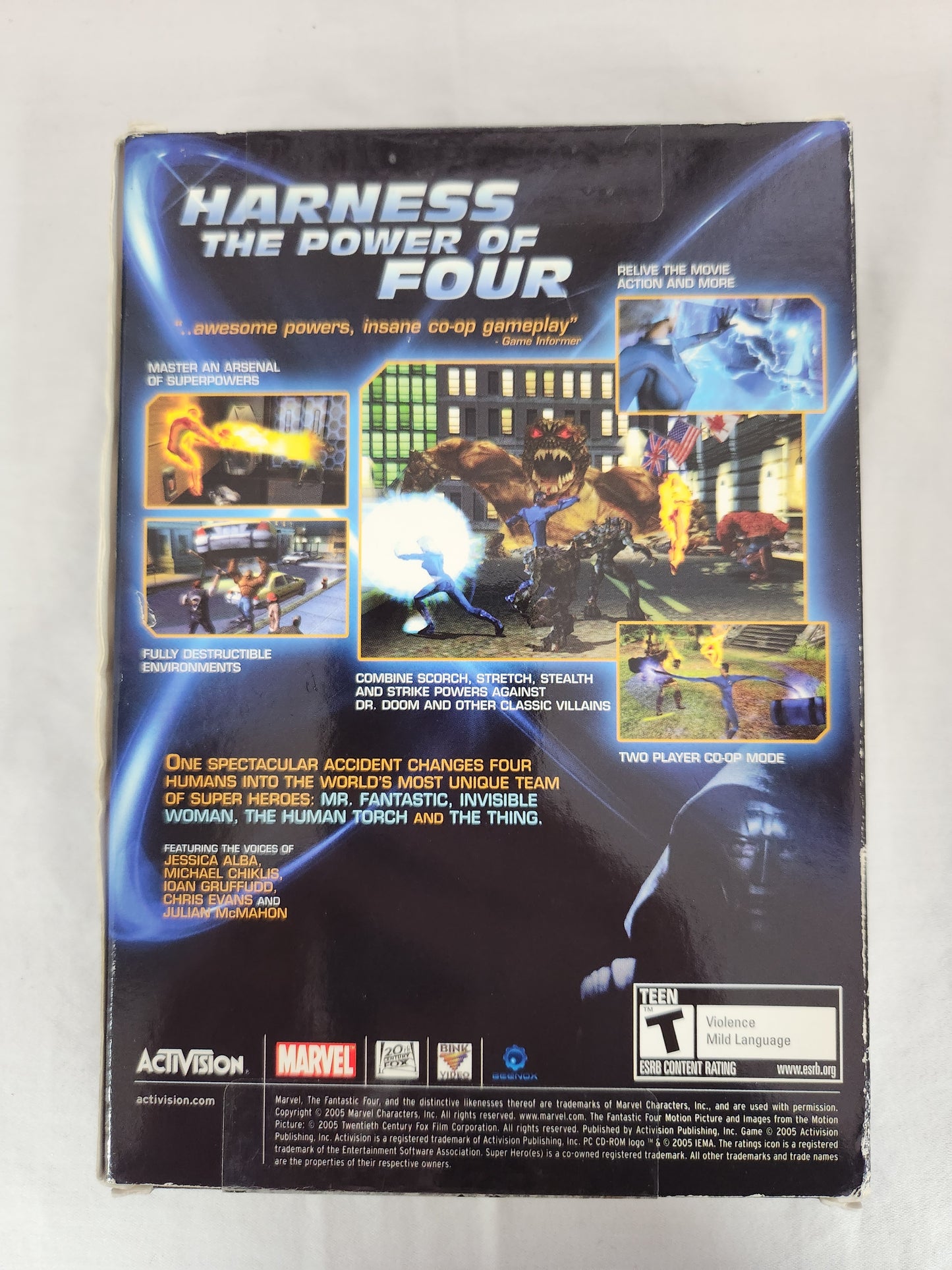 Fantastic 4 & Hulk PC CD-ROM Games