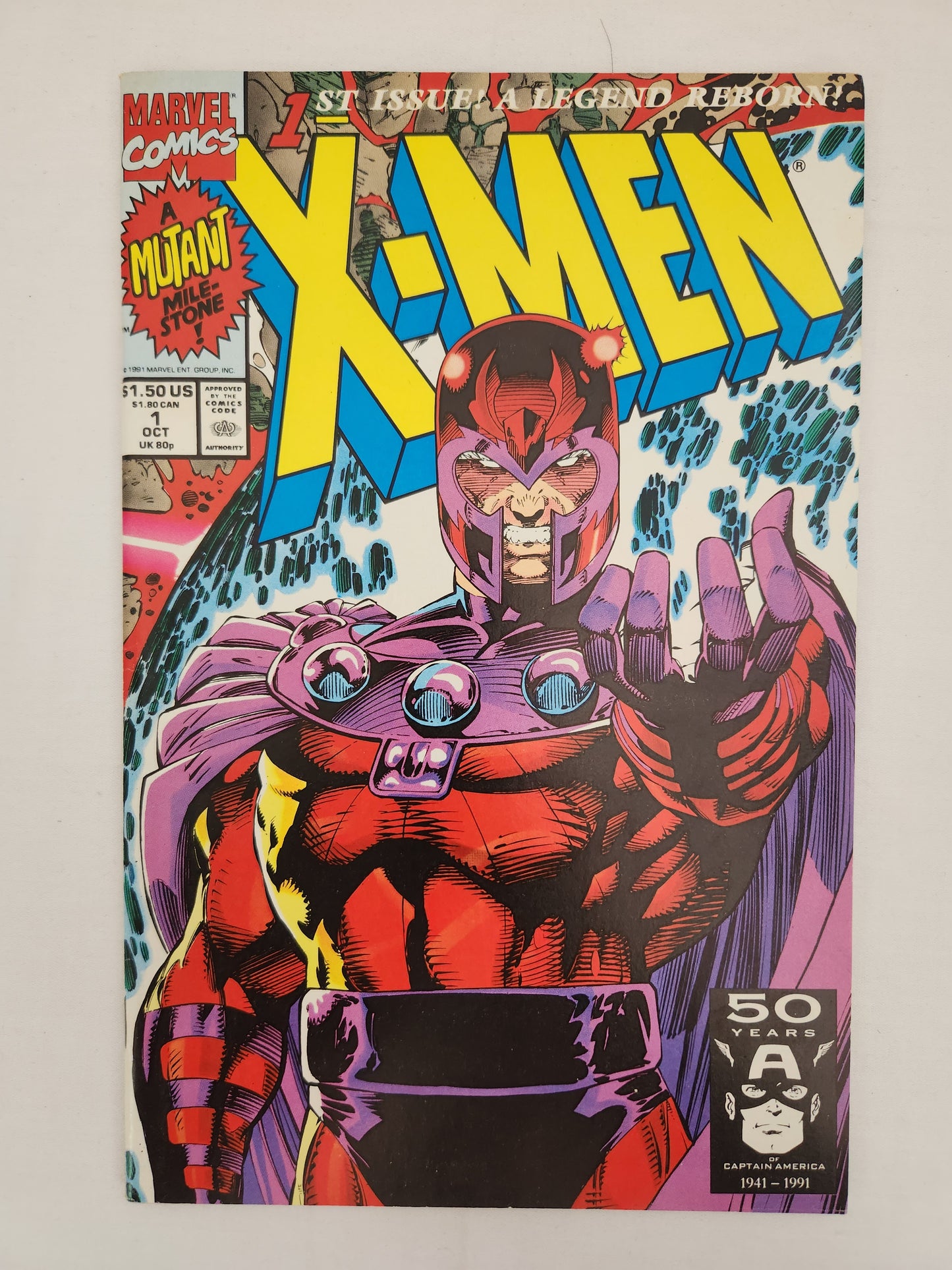 Lot of 4 Marvel Comics 1st Issue! A Legend Reborn! X-Men #1  - Connecting Covers