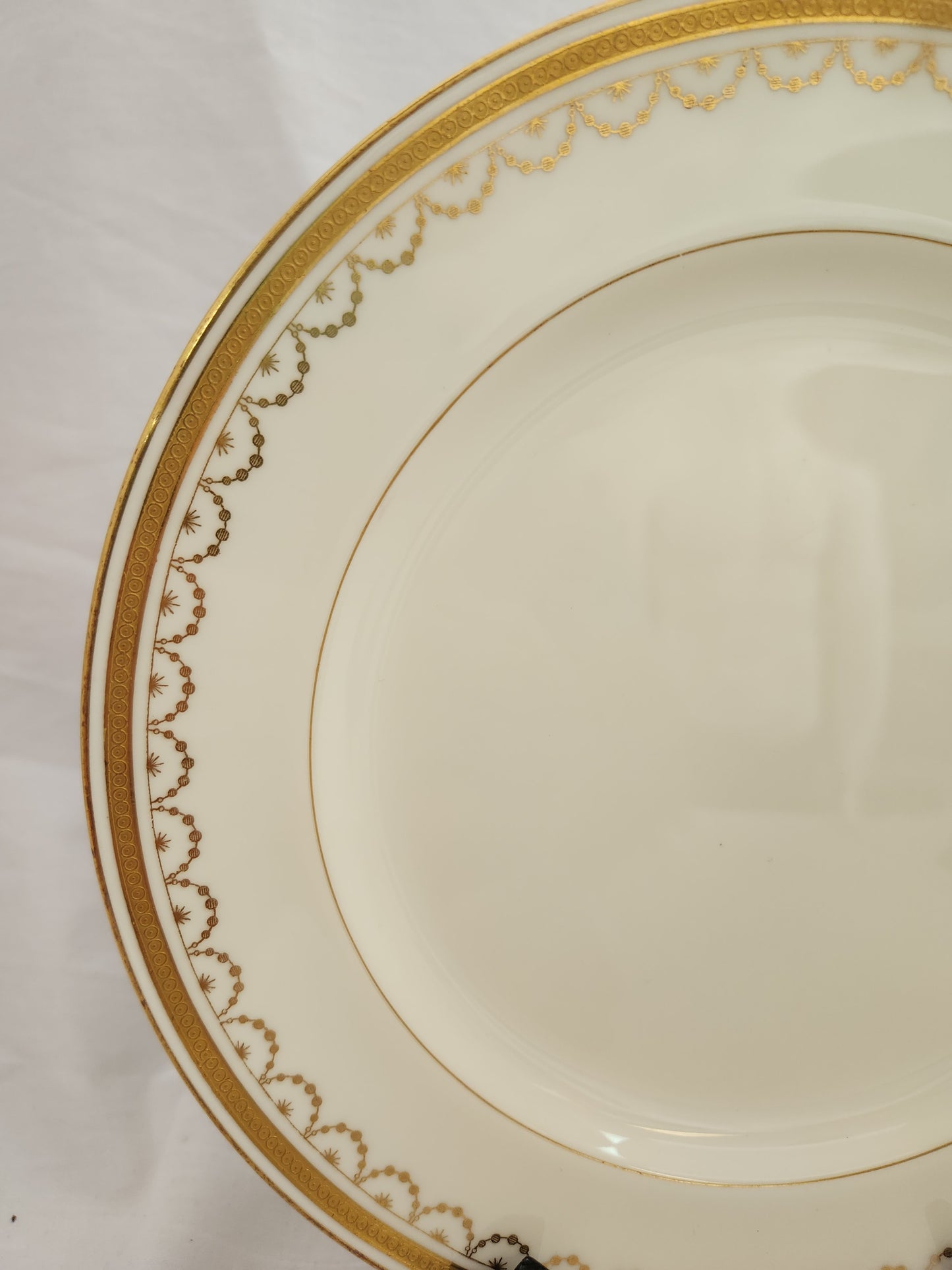 Rare - Davis Collamore 9" Minton Gilt Encrusted Luncheon Plate #5485