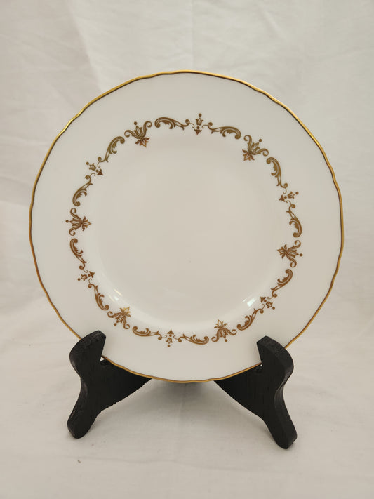 Royal Worcester Bone China 6" Gold Chantilly Bread/Butter Plate