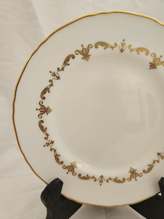 Royal Worcester Bone China 6" Gold Chantilly Bread/Butter Plate