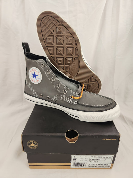 Rare - Converse Charcoal Classic Boot Hi #125650C - Size: Men 8/Women 10