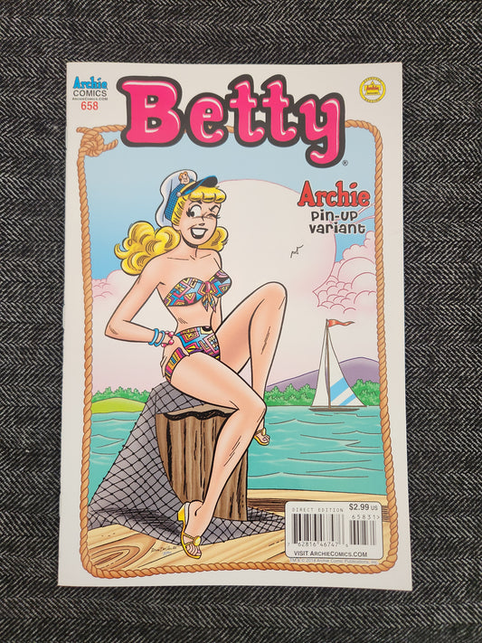 2014 Archie Comics #658 - Betty Pin-Up Variant - VF high grade