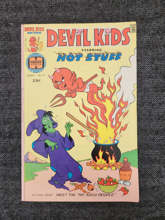 1976 Harvey World: Devil Kids staring Hot Stuff #77