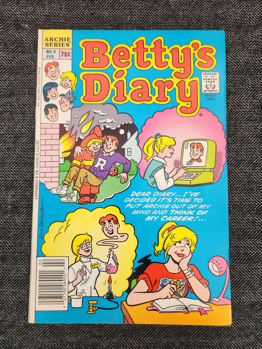 1986 Archie Series: Betty's Diary #6