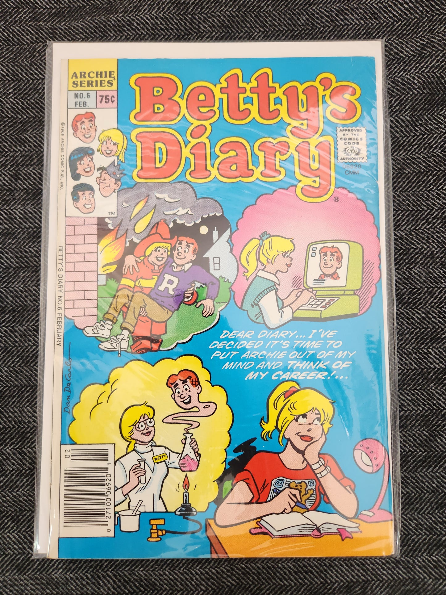 1986 Archie Series: Betty's Diary #6