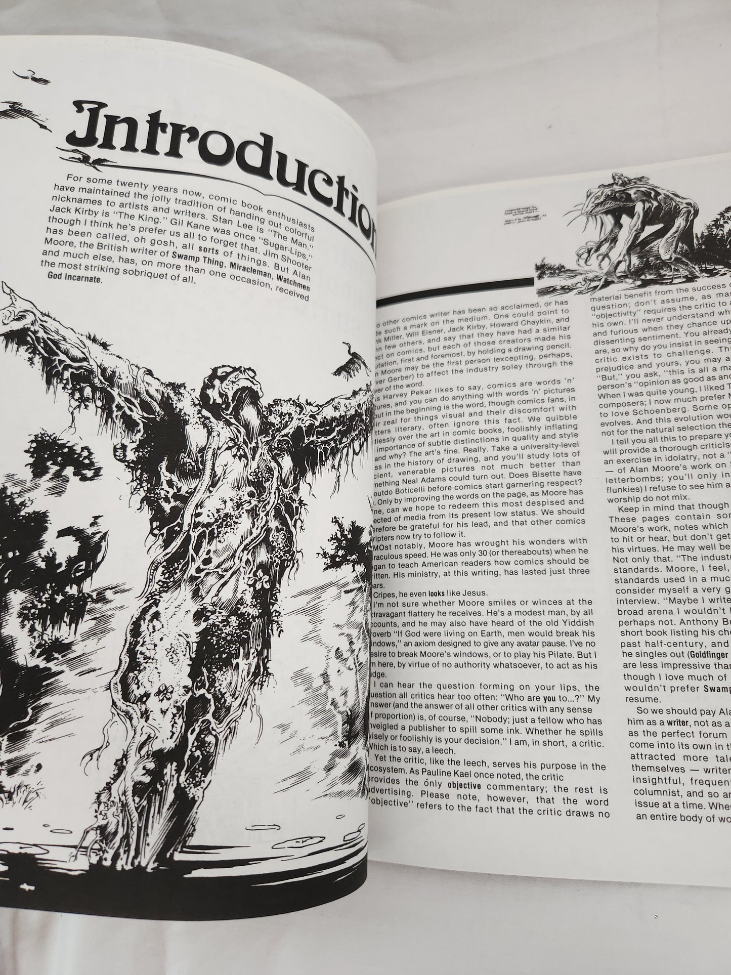 1987 Swamp Thing: Critics Choice Files Magazine Spotlight by Martin Cannon