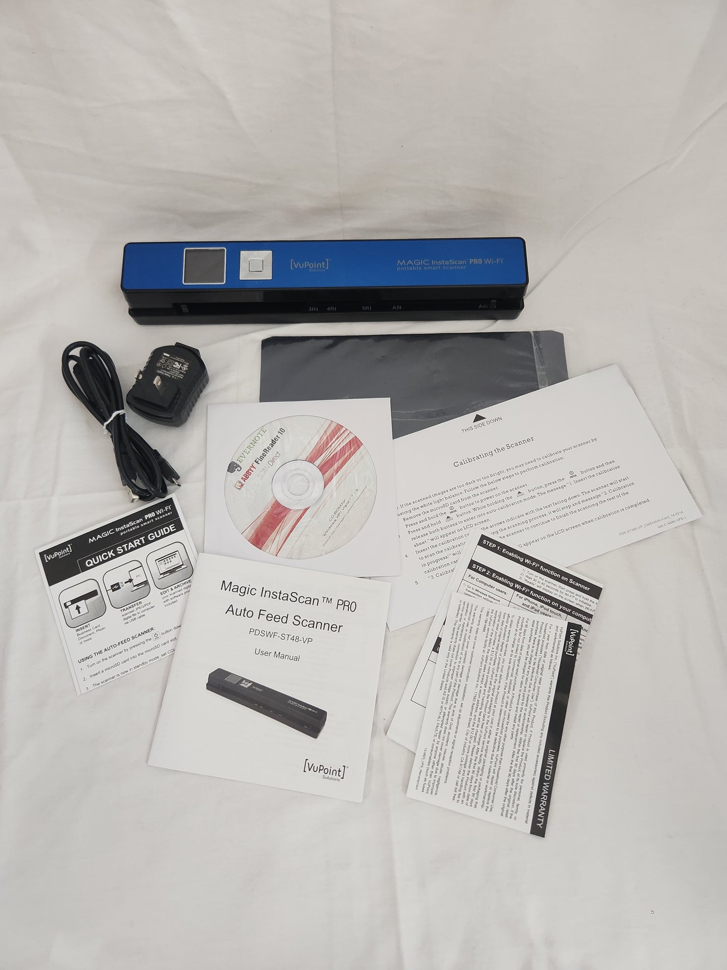 VuPoint Magic InstaScan Pro Portable Wi-Fi Smart Scanner