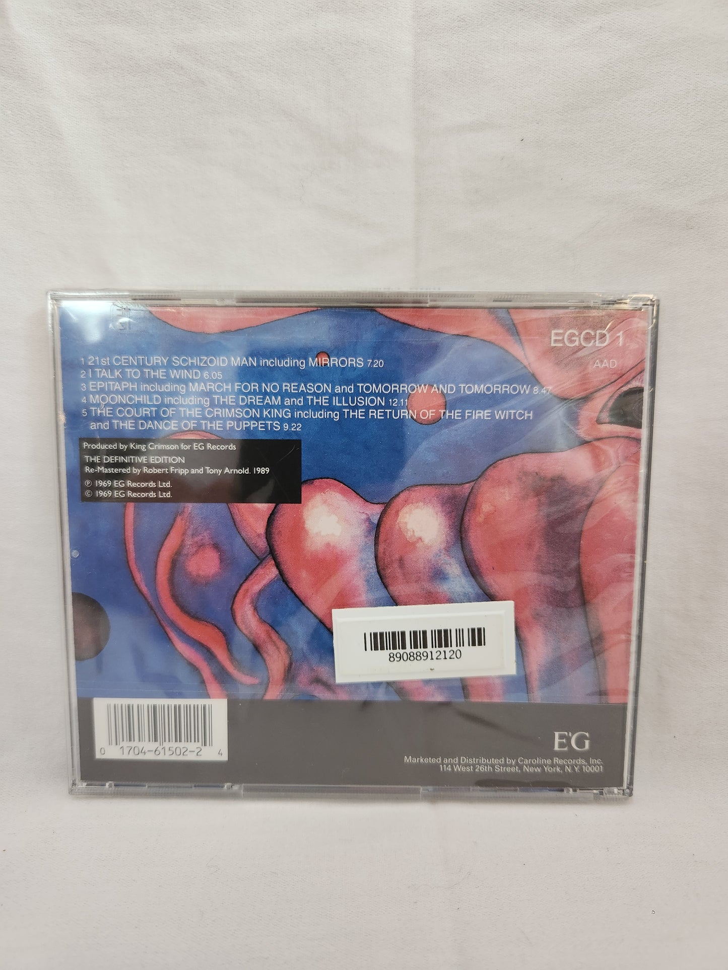 King Crimson: In the Court of the Crimson King CD - Re-Mastered 1989
