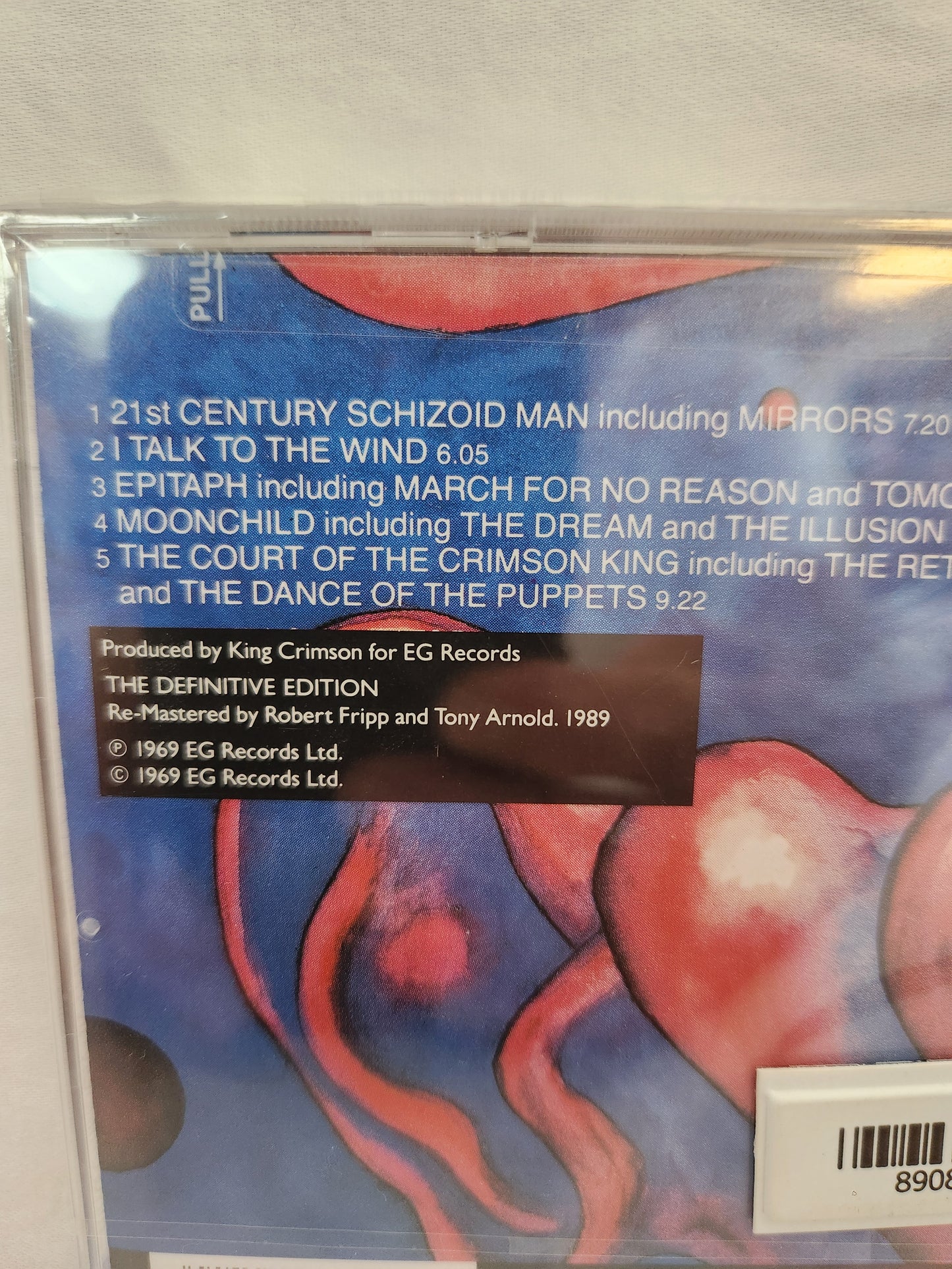 King Crimson: In the Court of the Crimson King CD - Re-Mastered 1989