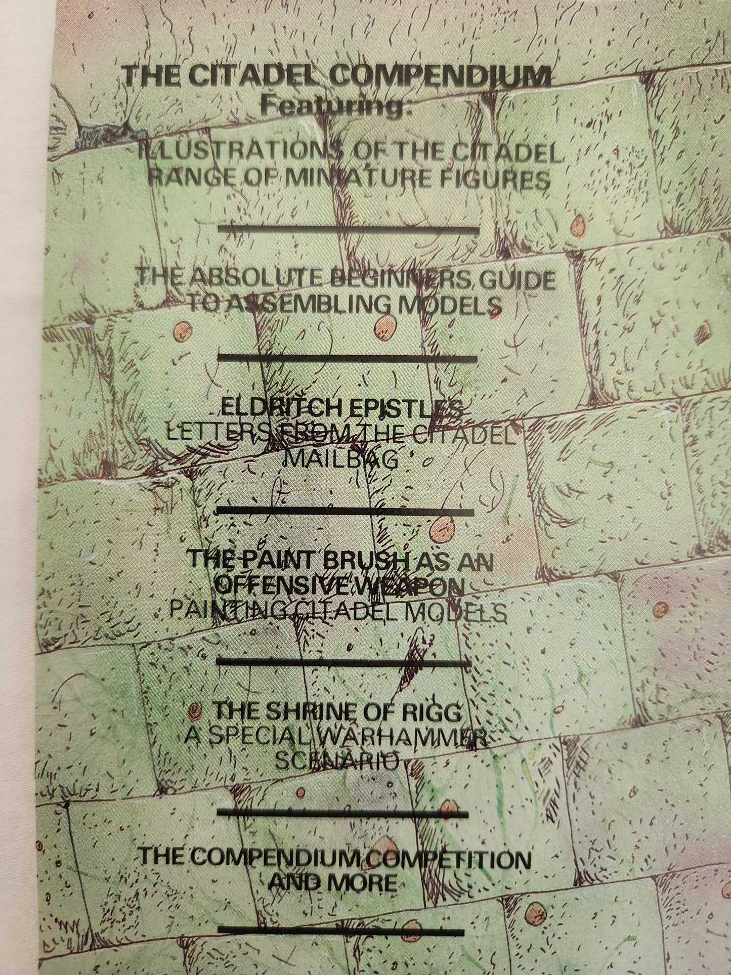 The Second Citadel Compendium - including "Rigg's Shrine w/Map" - NM condition