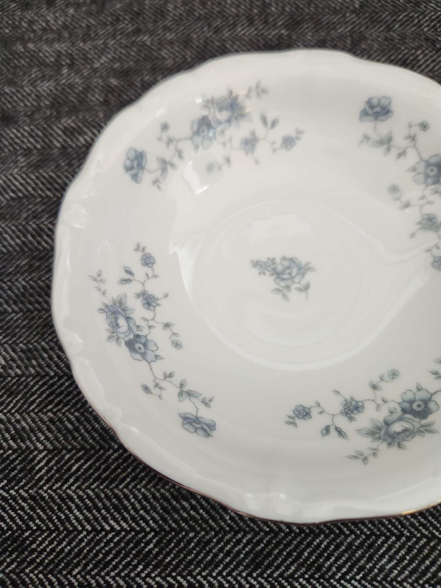 Blue Garland by JOHANN HAVILAND Berry Bowl (Bavaria Backstamp)