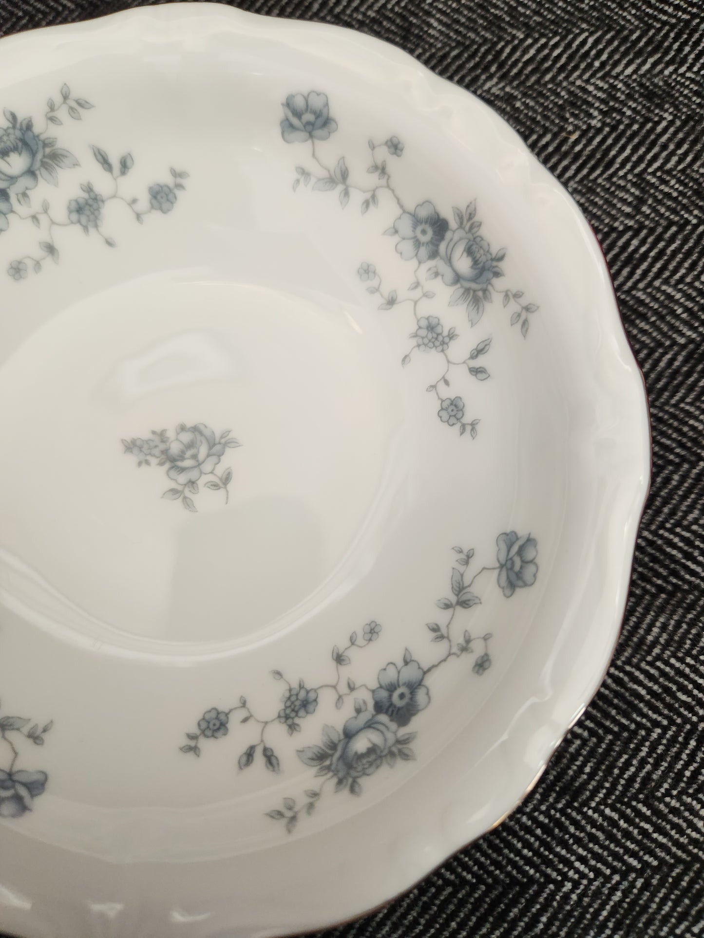 Blue Garland by JOHANN HAVILAND Berry Bowl (Bavaria Backstamp)