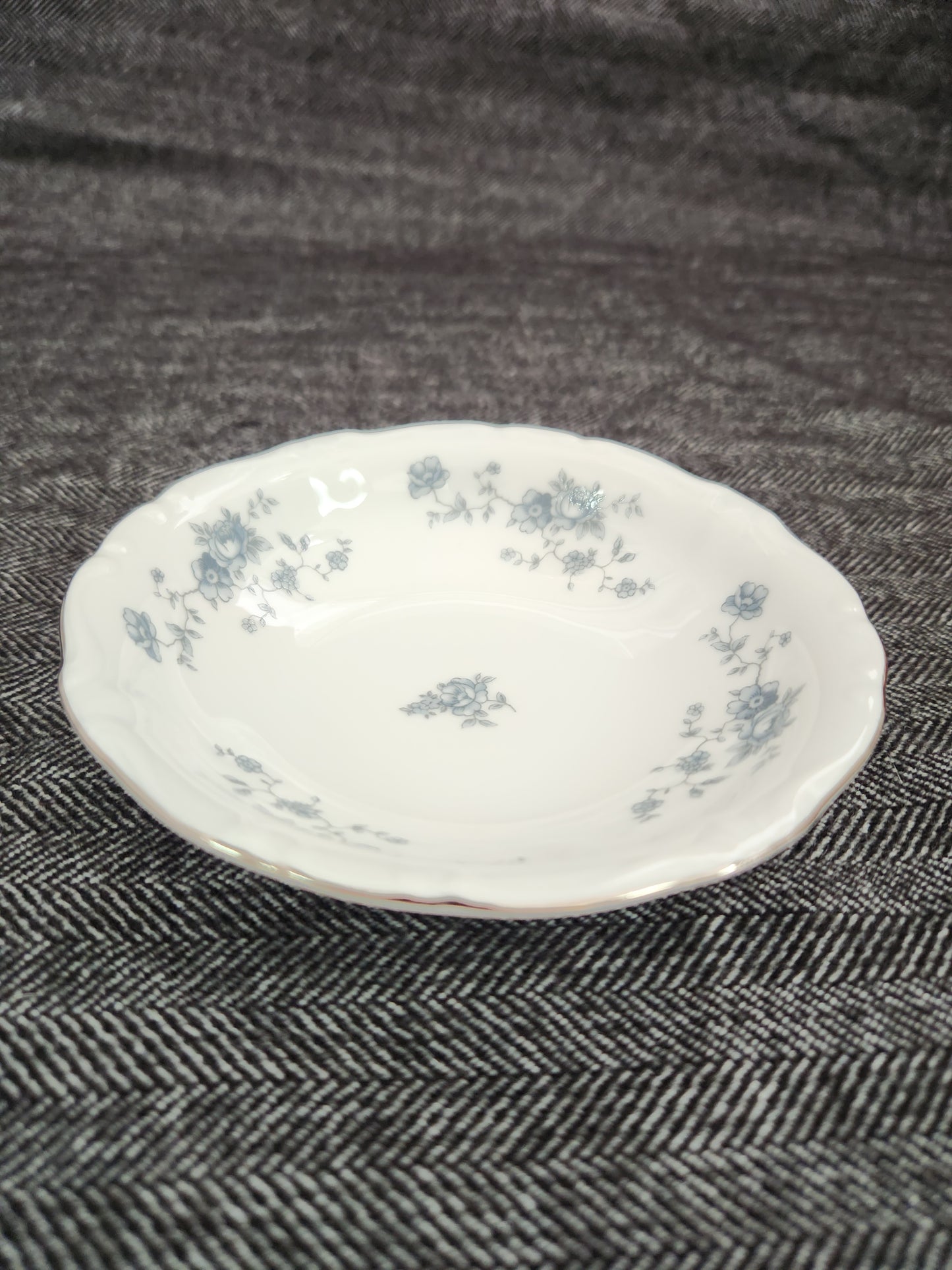 Blue Garland by JOHANN HAVILAND Berry Bowl (Bavaria Backstamp)