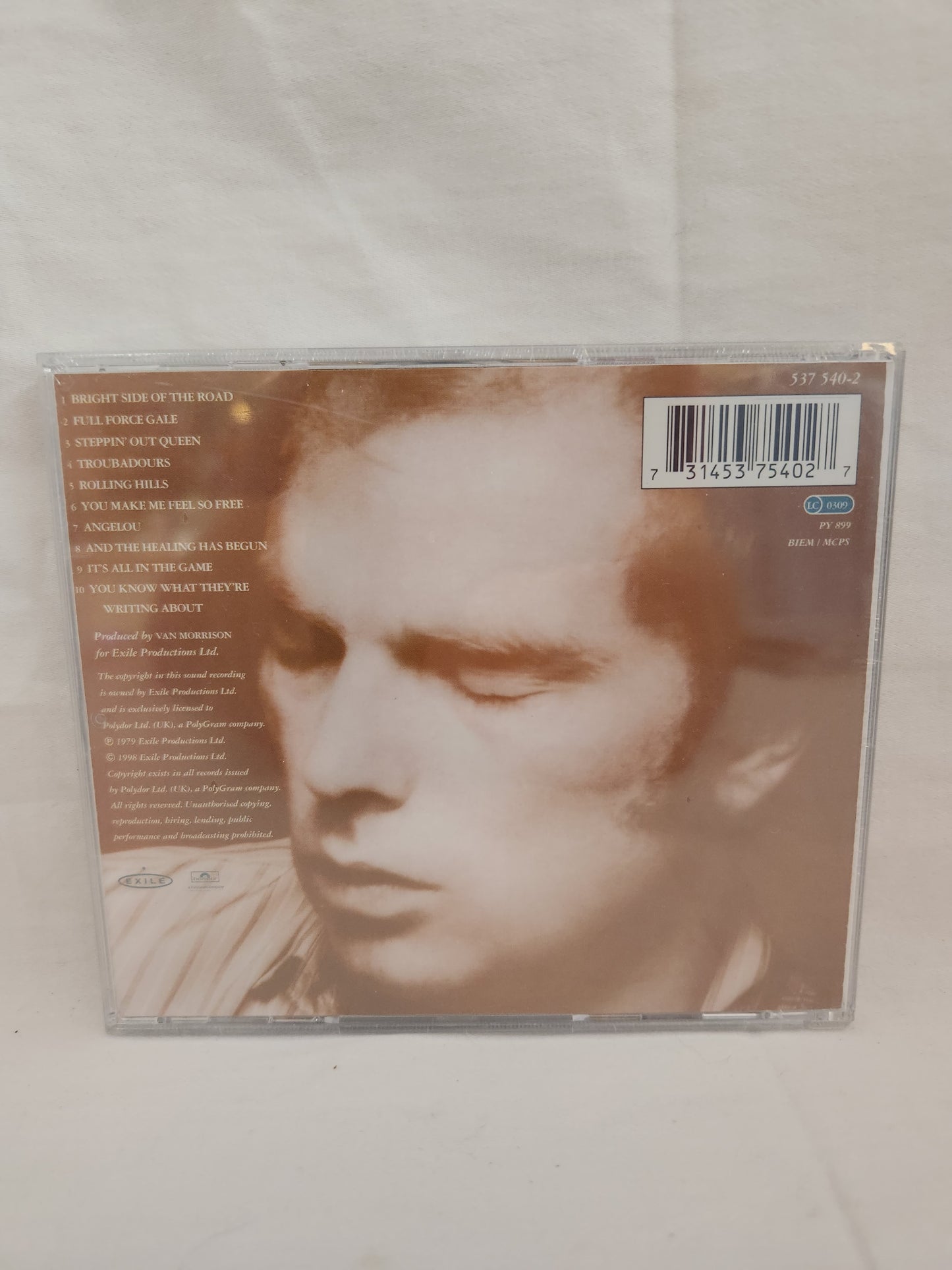 RARE - Van Morrison: Into the Music (1998) Polydor remaster EU CD (factory sealed)