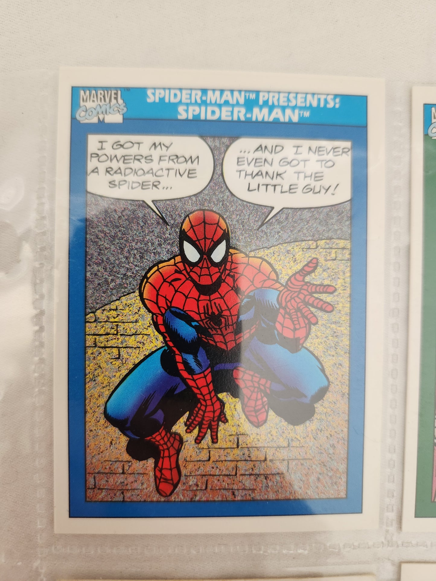 1990 - Spider-Man Presents Trading Cards #149,150,152,153,154,155,157,159 & 160