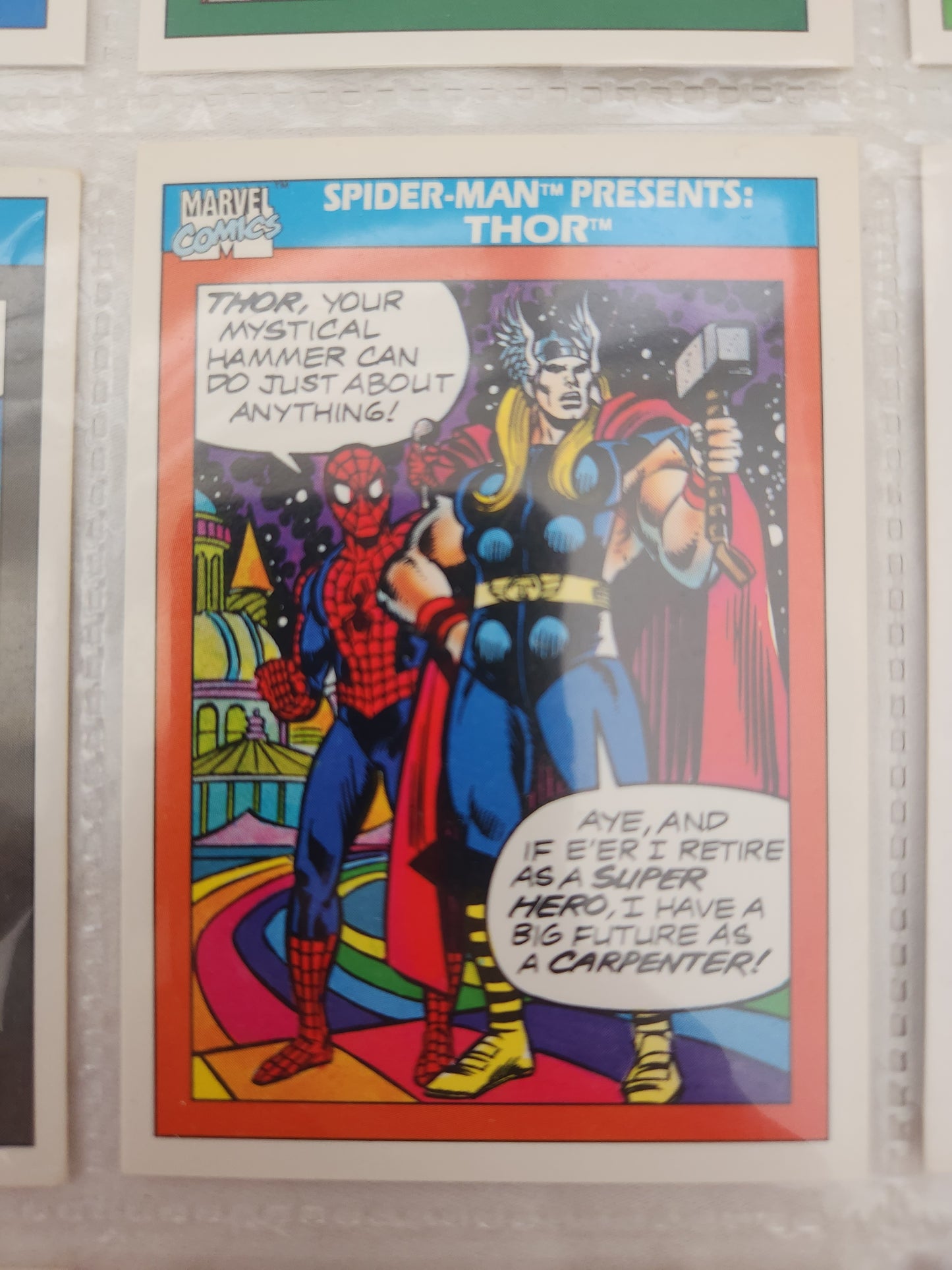 1990 - Spider-Man Presents Trading Cards #149,150,152,153,154,155,157,159 & 160