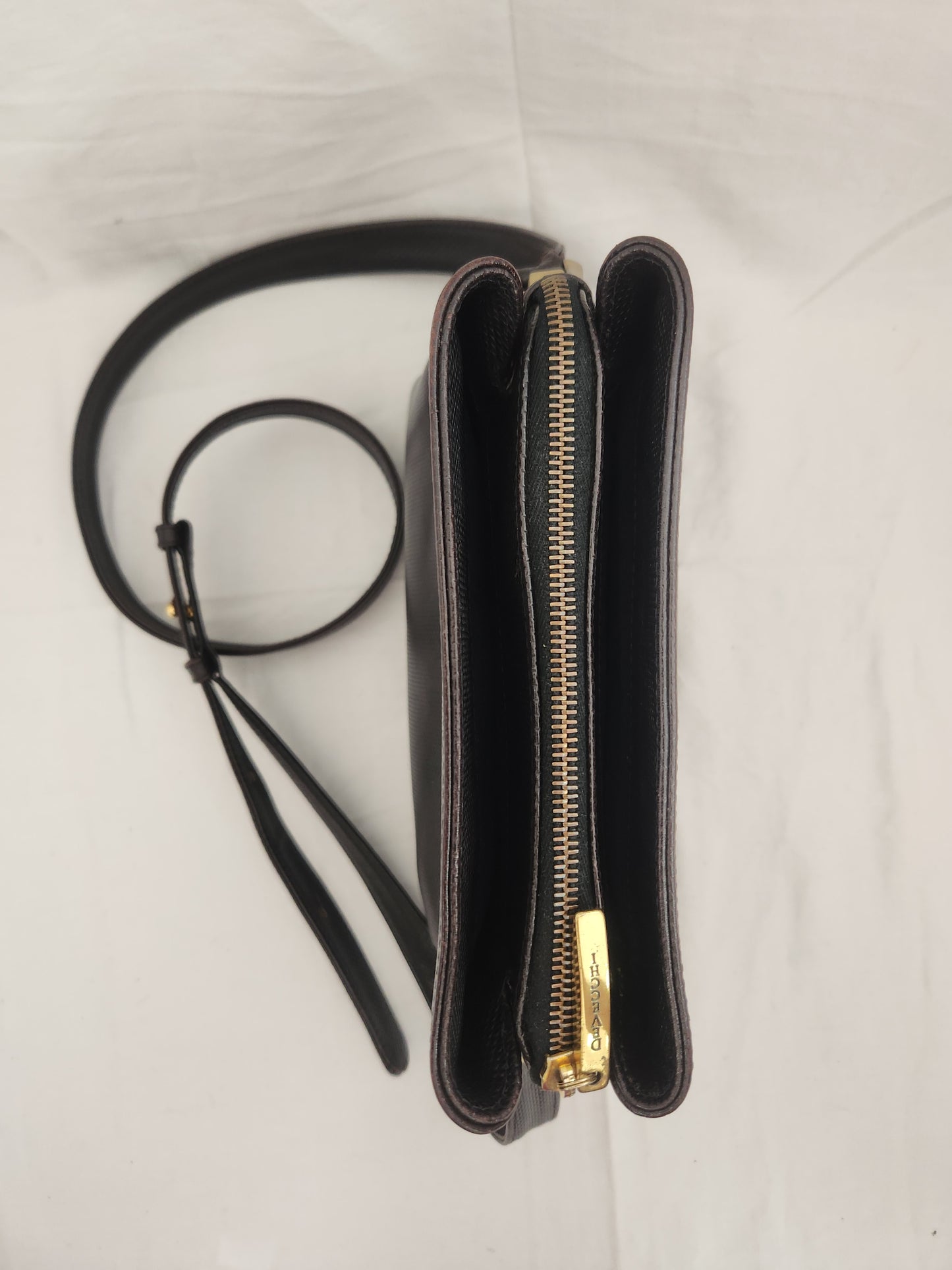 De Vecchi Black Crossbody Bag