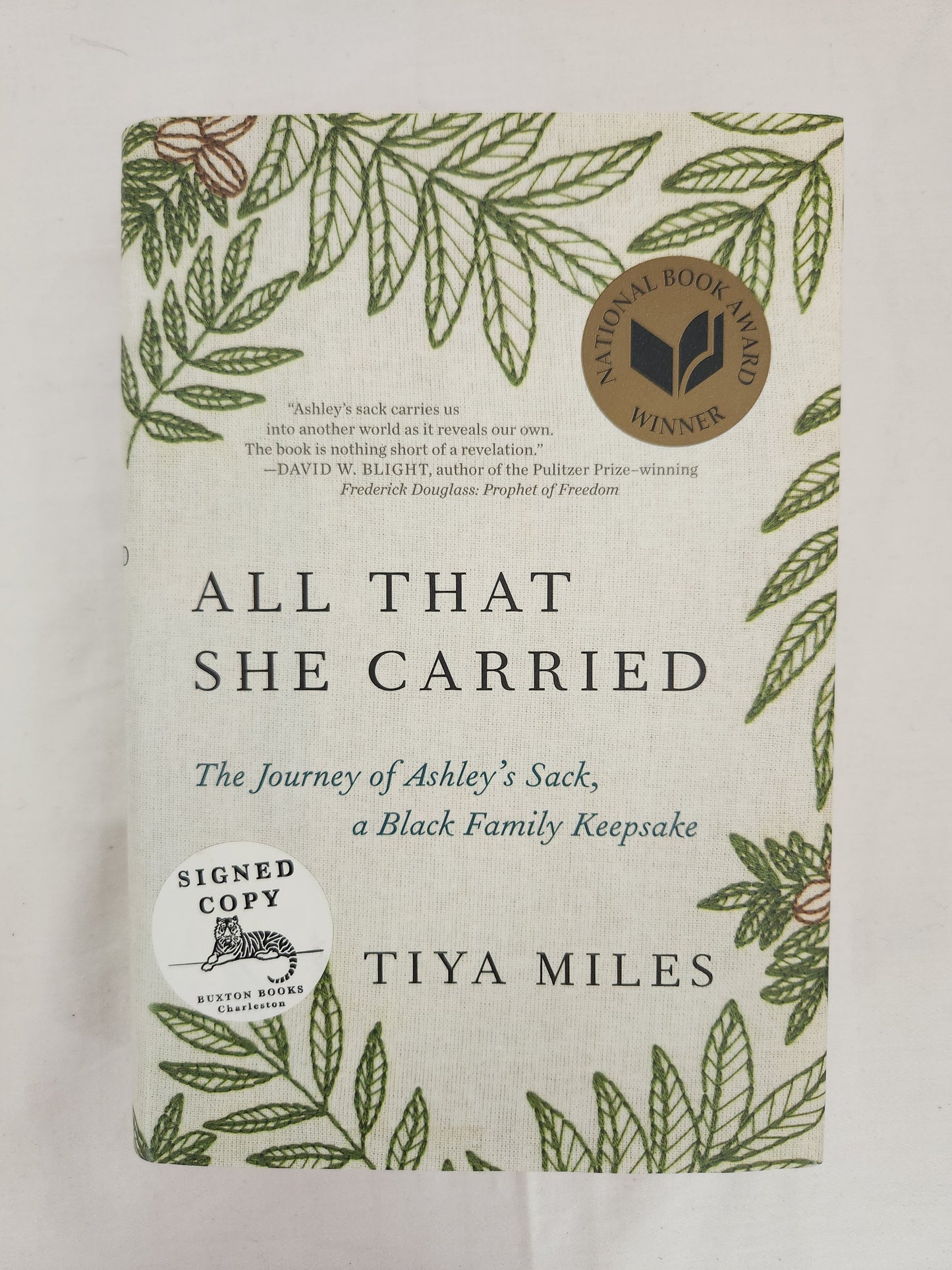 All That She Carried by Tiya Miles (signed copy) 2021