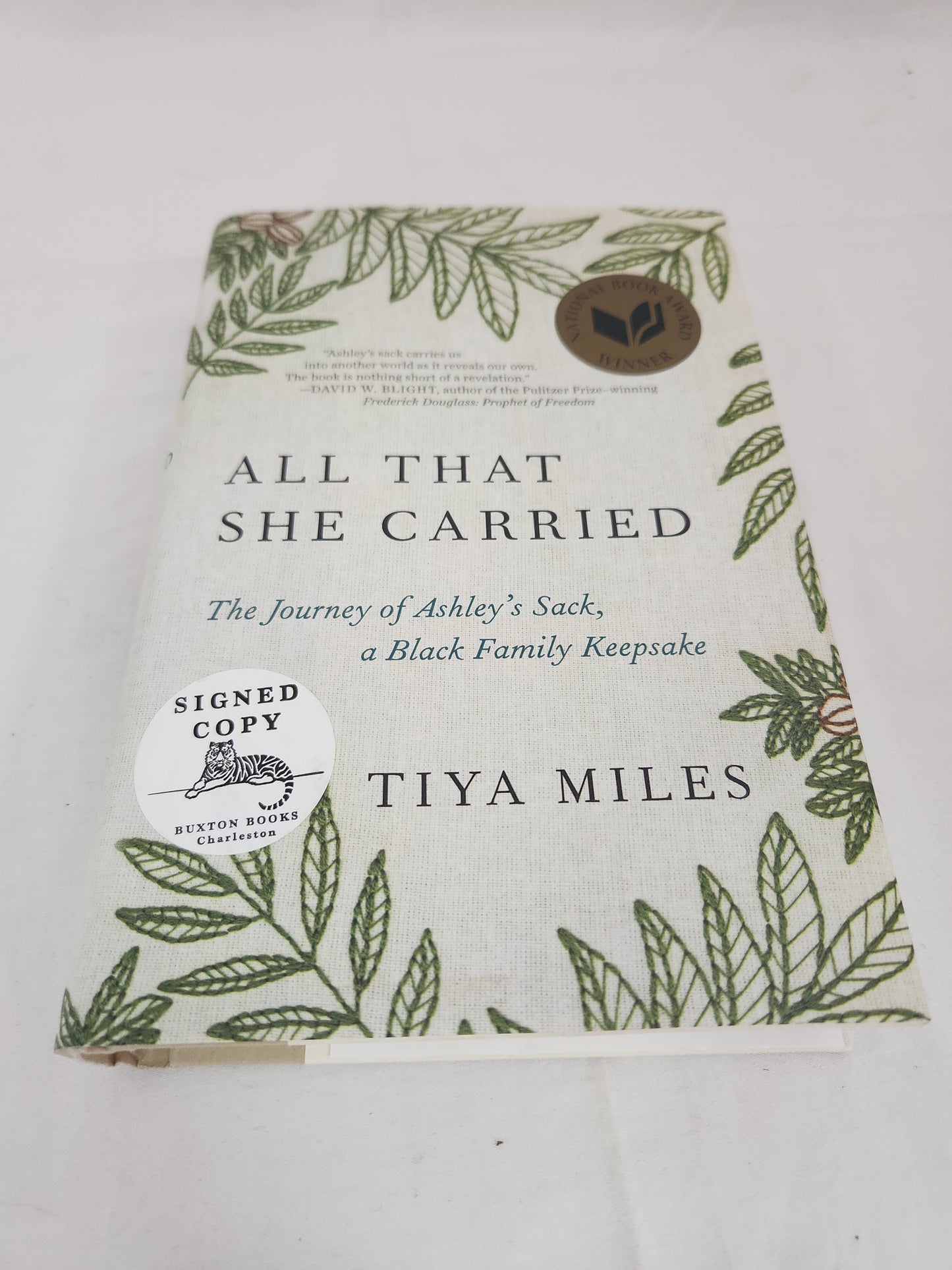 All That She Carried by Tiya Miles (signed copy) 2021