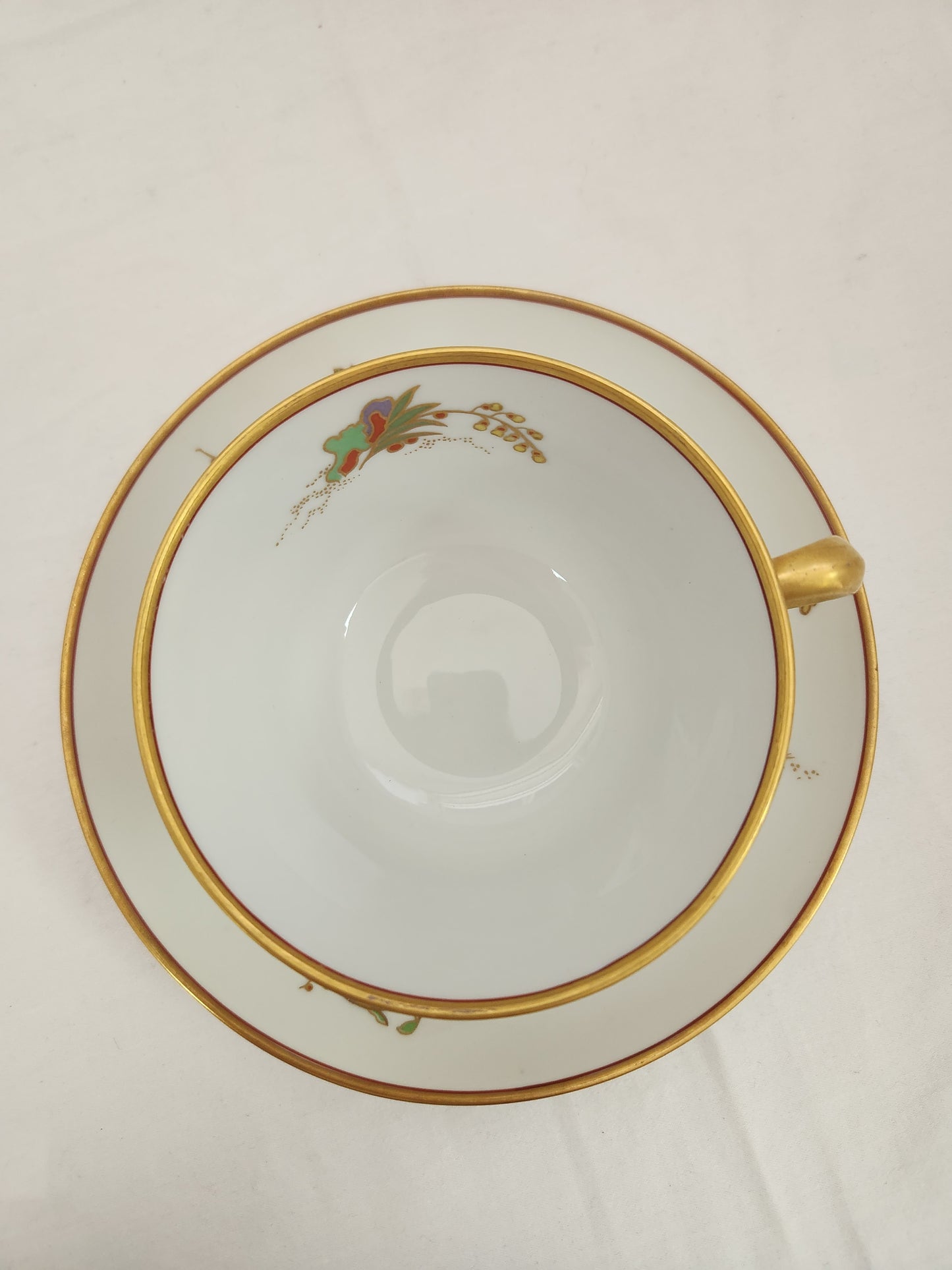 Rare - 0680 by RICHARD GINORI Breakfast Cup & Saucer