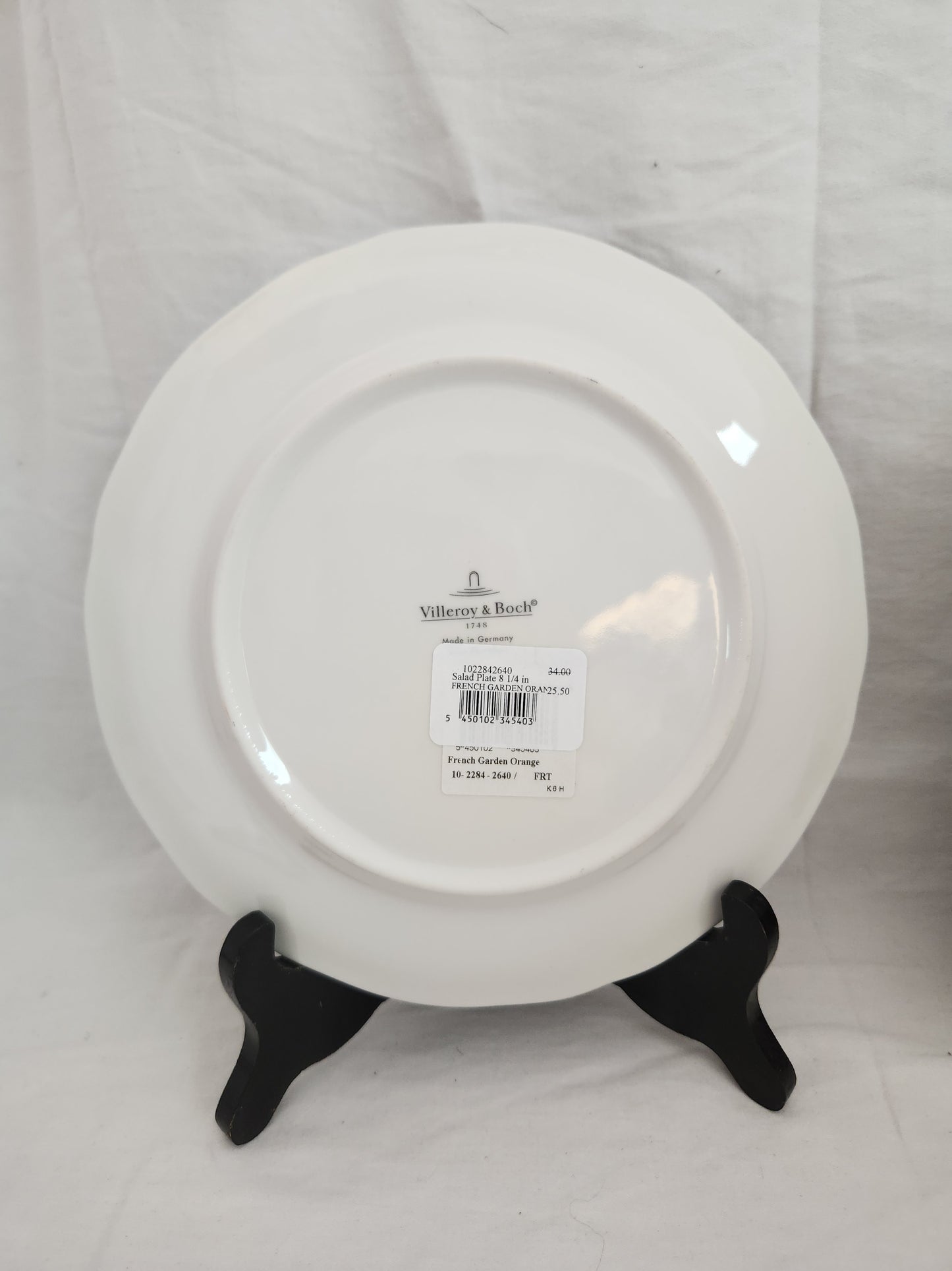 Set of 2 - Villeroy & Boch French Garden Orange 8-1/4" Salad Plates