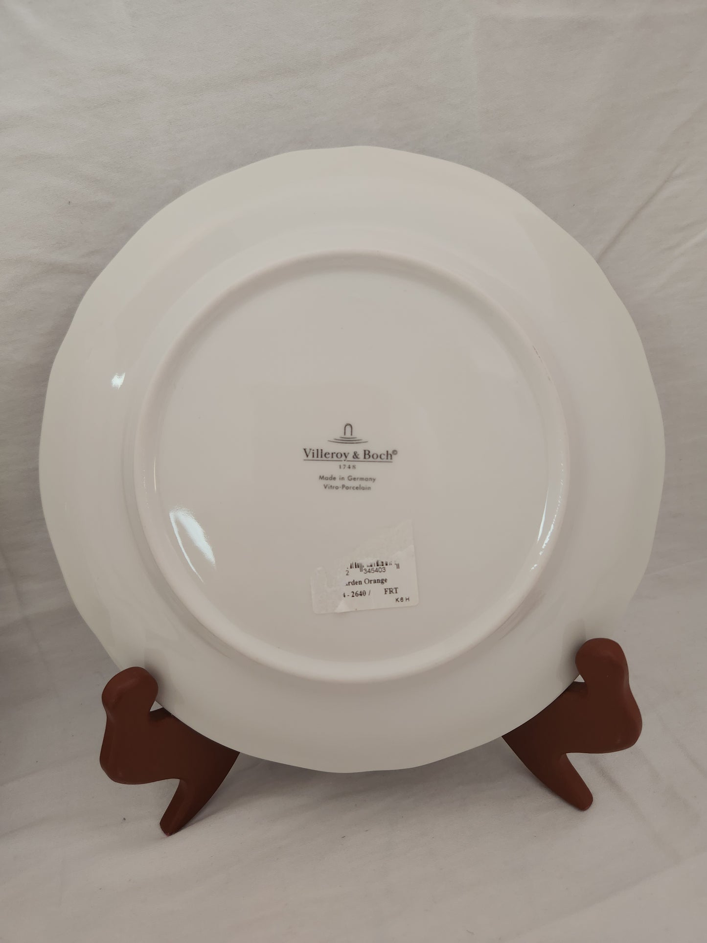 Set of 2 - Villeroy & Boch French Garden Orange 8-1/4" Salad Plates