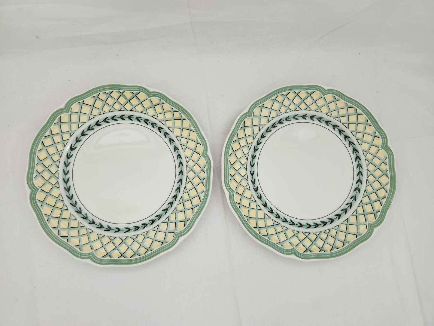 Set of 2 - Villeroy & Boch French Garden Orange 8-1/4" Salad Plates