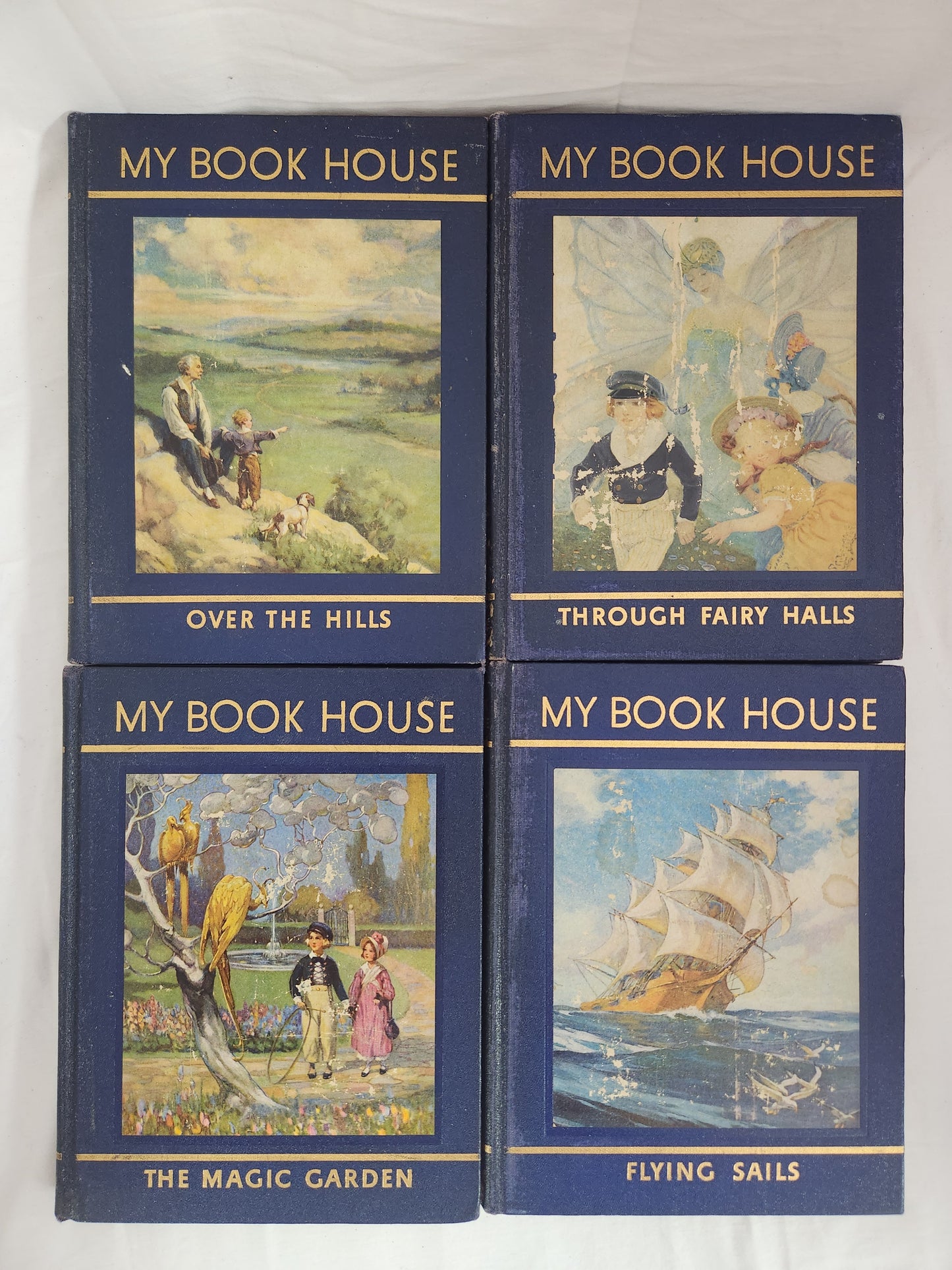 1937 My Book House Children's Rhymes and stories 12 Volume Set plus Parents Guide