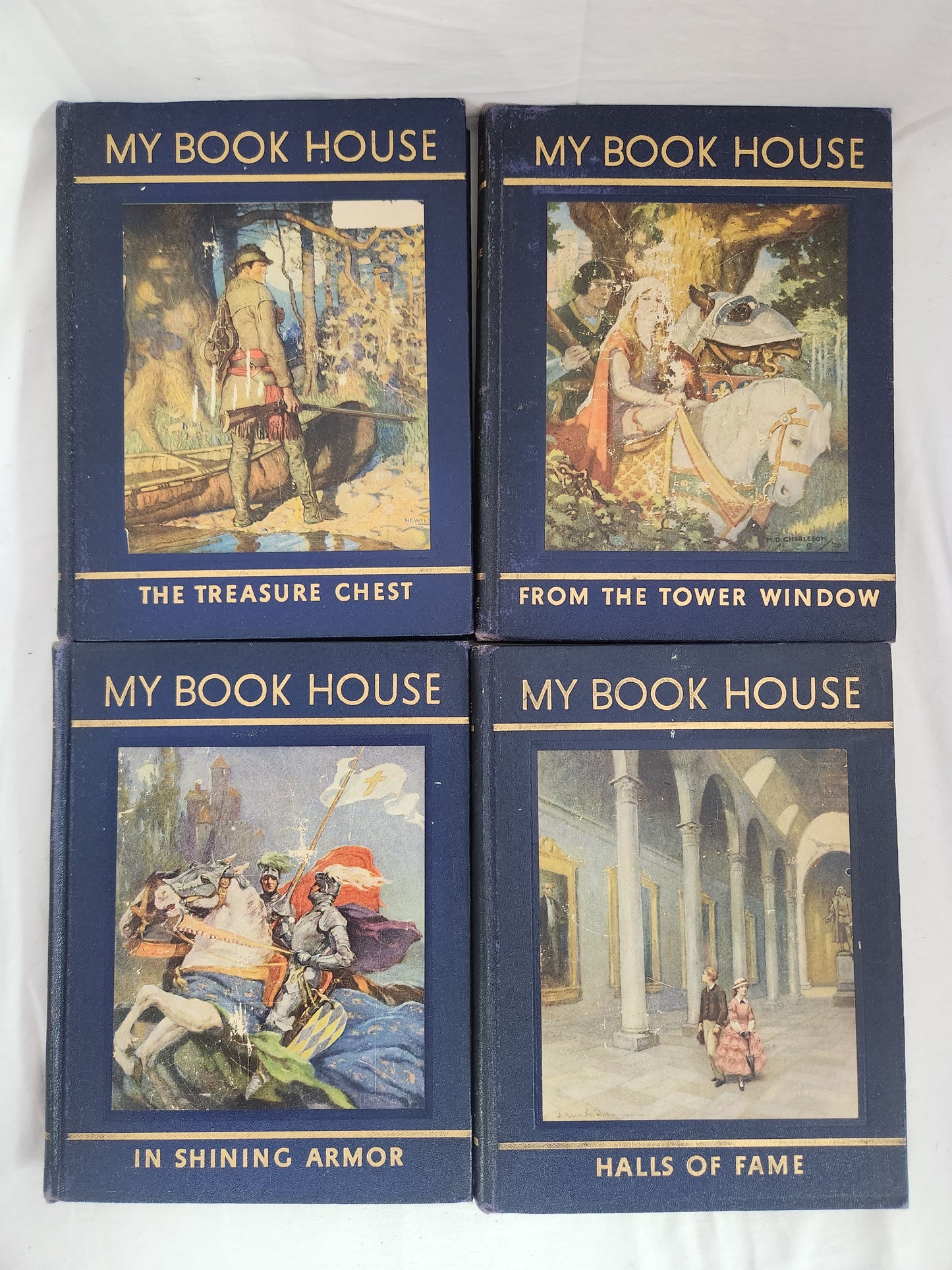 1937 My Book House Children's Rhymes and stories 12 Volume Set plus Parents Guide