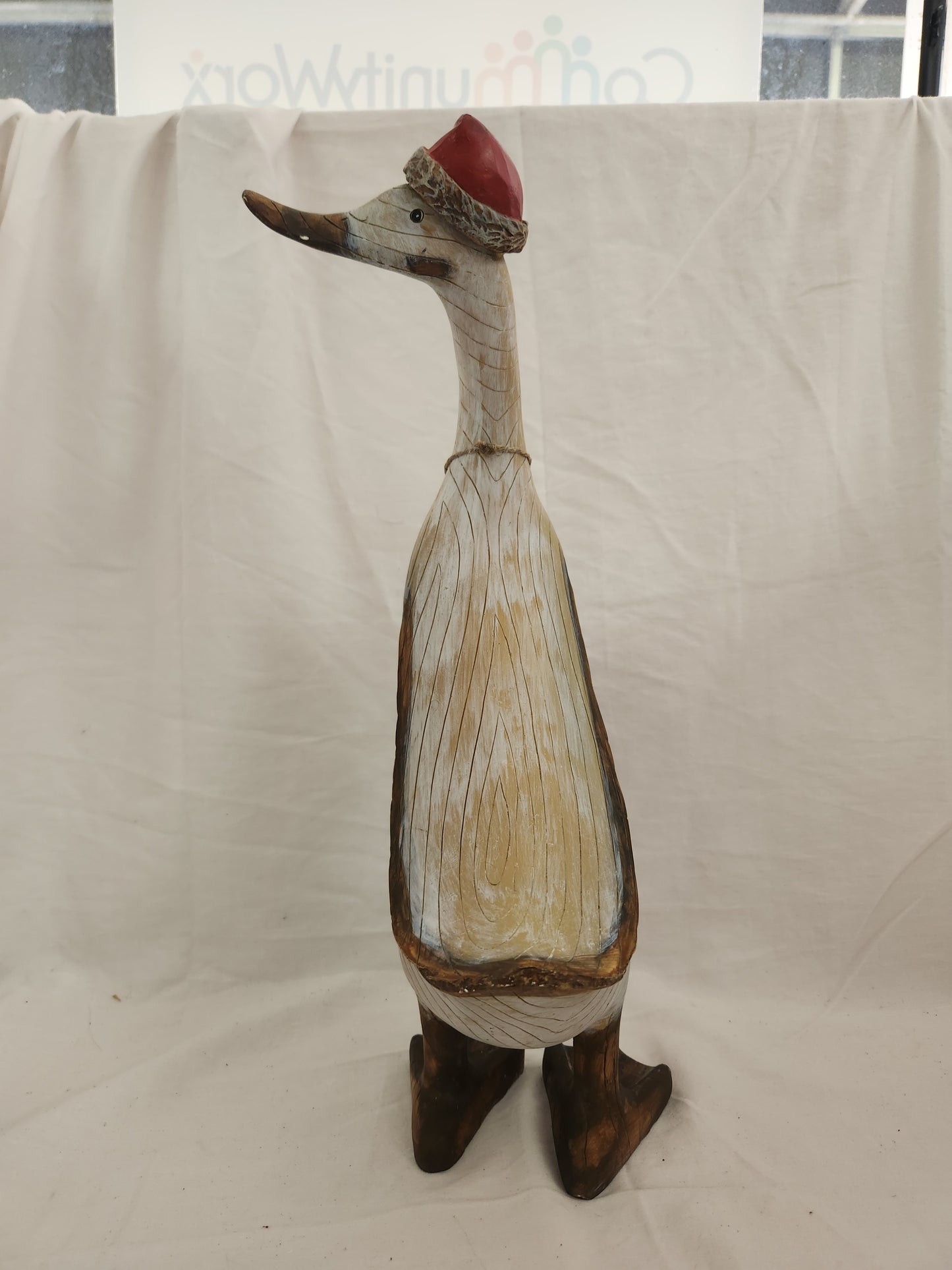 Tii Collections 16" Holliday Wood Duck Figurine