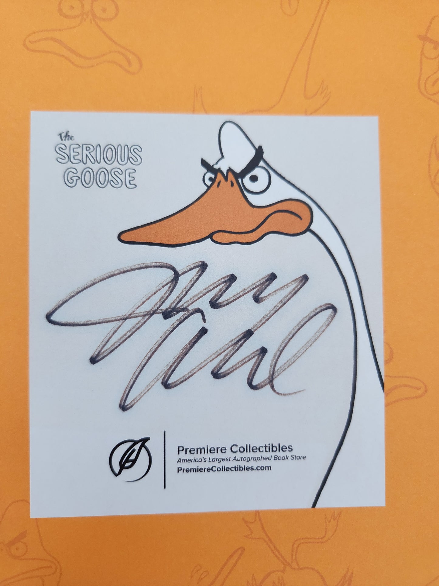 Jimmy Kimmel The Serious Goose - Signed Hardcover