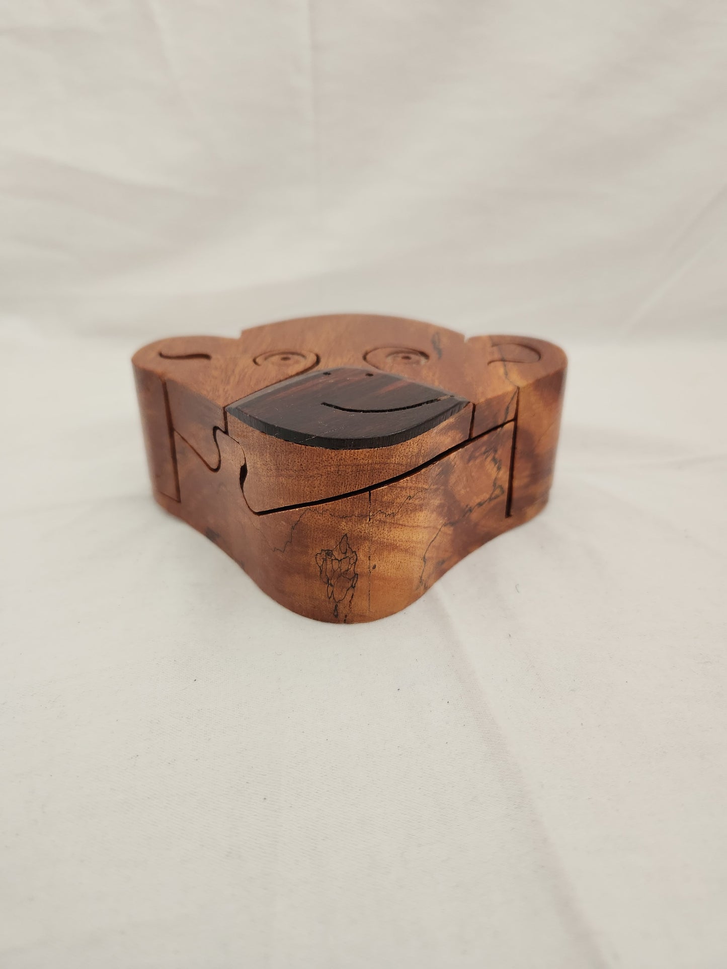 Wood Monkey Puzzle Trinket Box