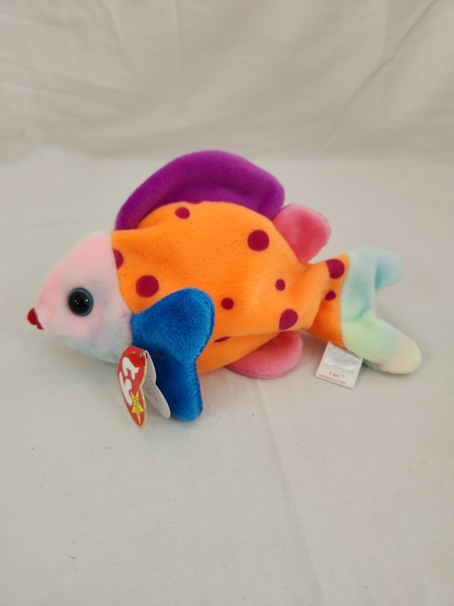 1999 - Beanie Baby "Lips" in plastic case