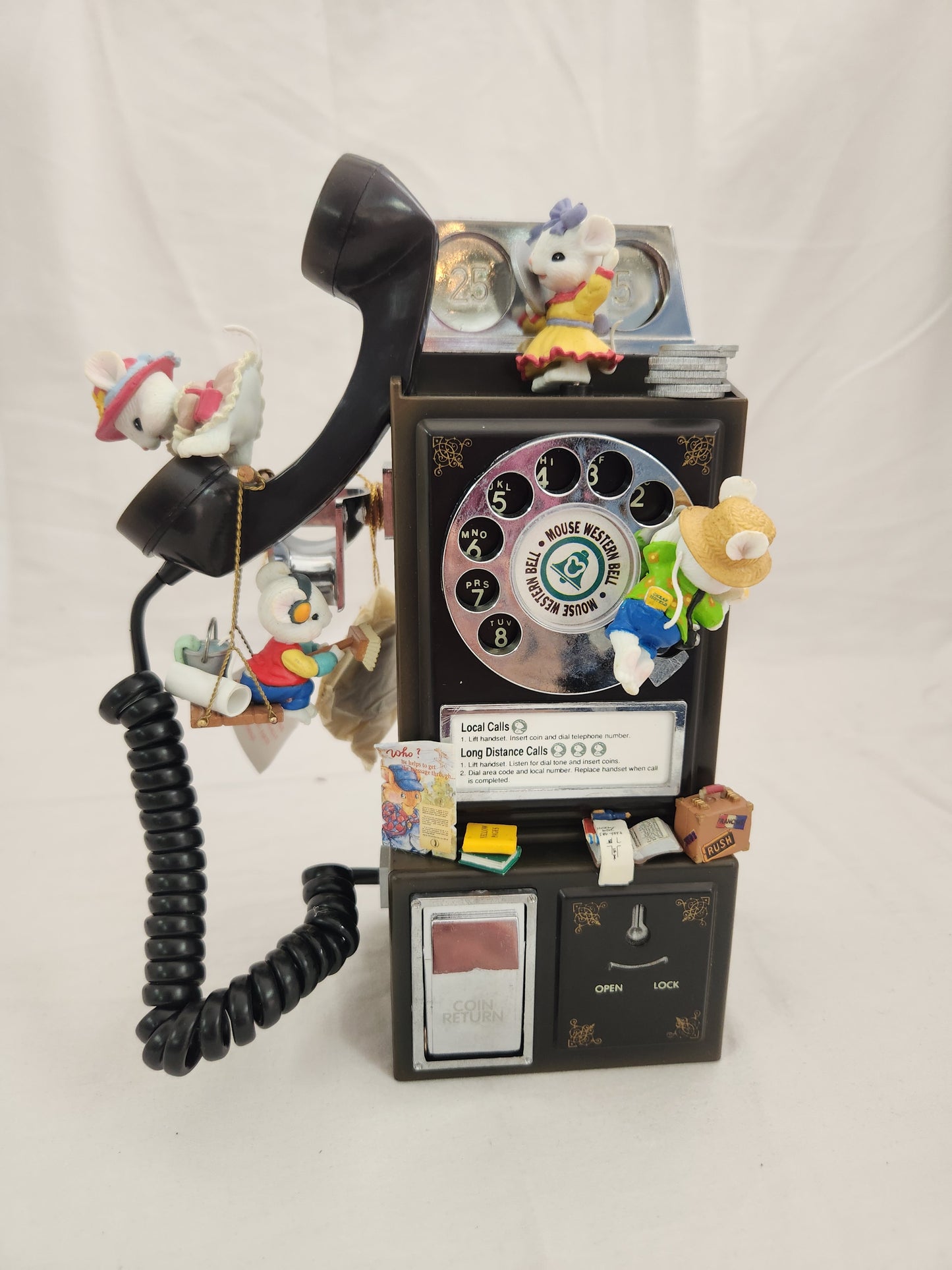 1992 Enesco "Party Line" Deluxe Action Musical Telephone