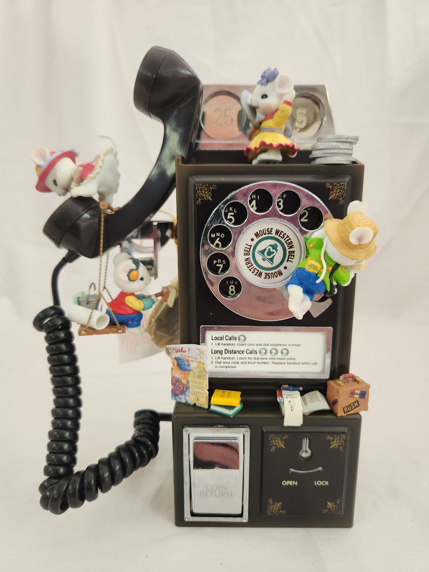 1992 Enesco "Party Line" Deluxe Action Musical Telephone