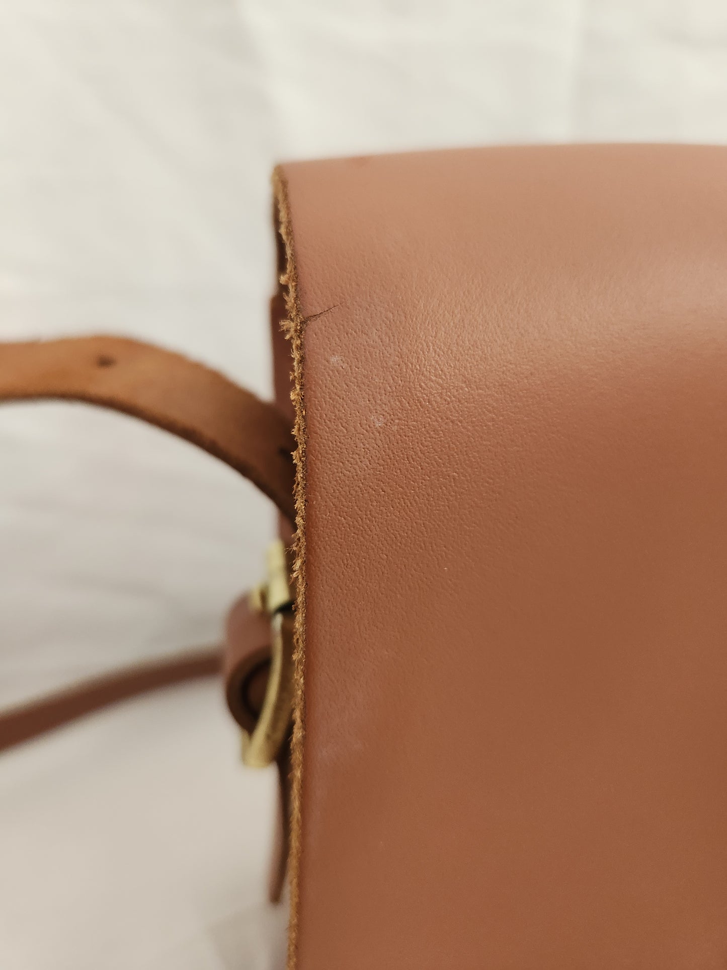 The Cambridge Satchel Company Brown Crossbody Saddle Bag